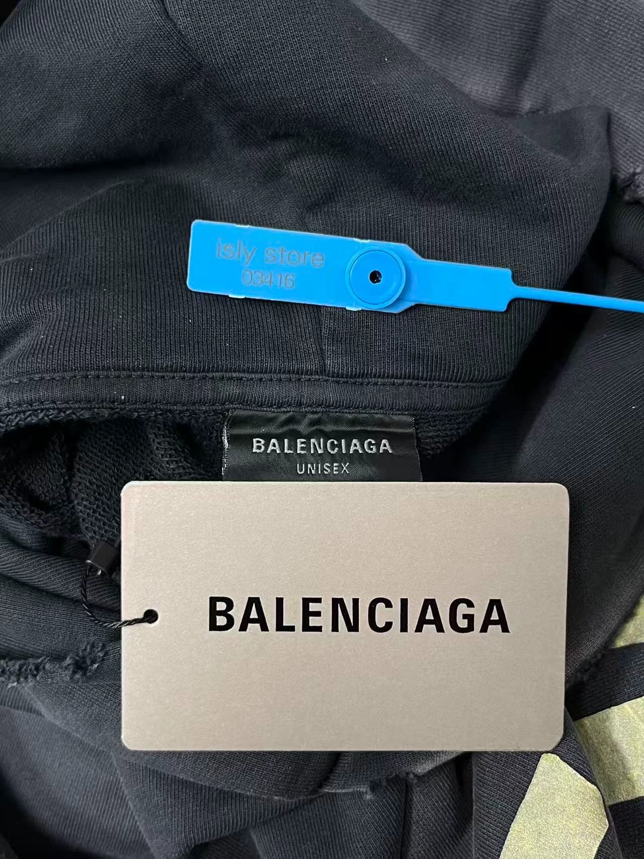 Balenciaga Balenciaga Logo Print Casual Loose Fit Sweatshirt for Men Size US S / EU 44-46 / 1 - 4 Thumbnail