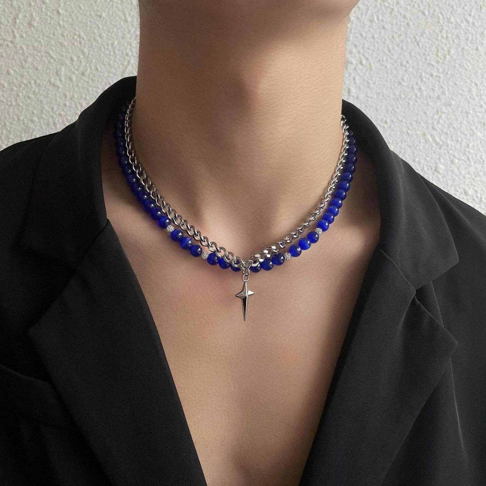 Jewelry STAR Layered Chain Necklace Size ONE SIZE - 2 Thumbnail
