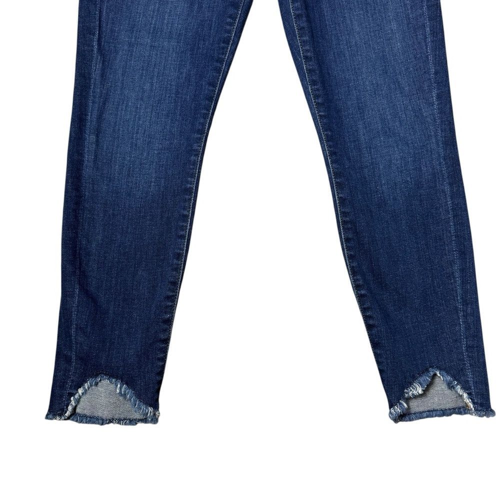 7 For All Mankind 7 For All Mankind Distressed Wave Raw Hem Ankle Skinny Jean Size 27" / US 4 / IT 40 - 3 Thumbnail