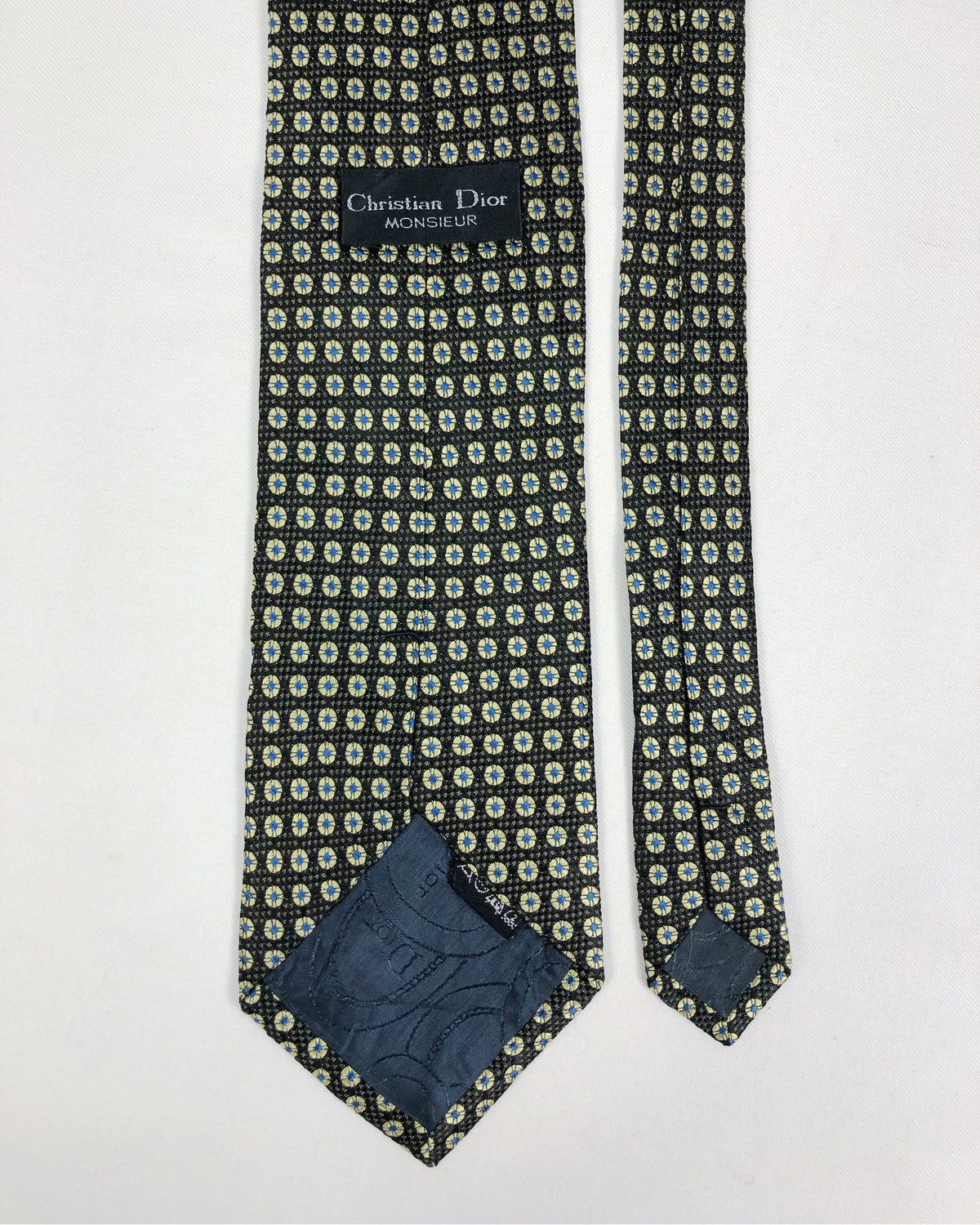 Christian Dior Monsieur Rare Vintage Christian Dior Monsieur Silk Tie Size ONE SIZE - 6 Thumbnail