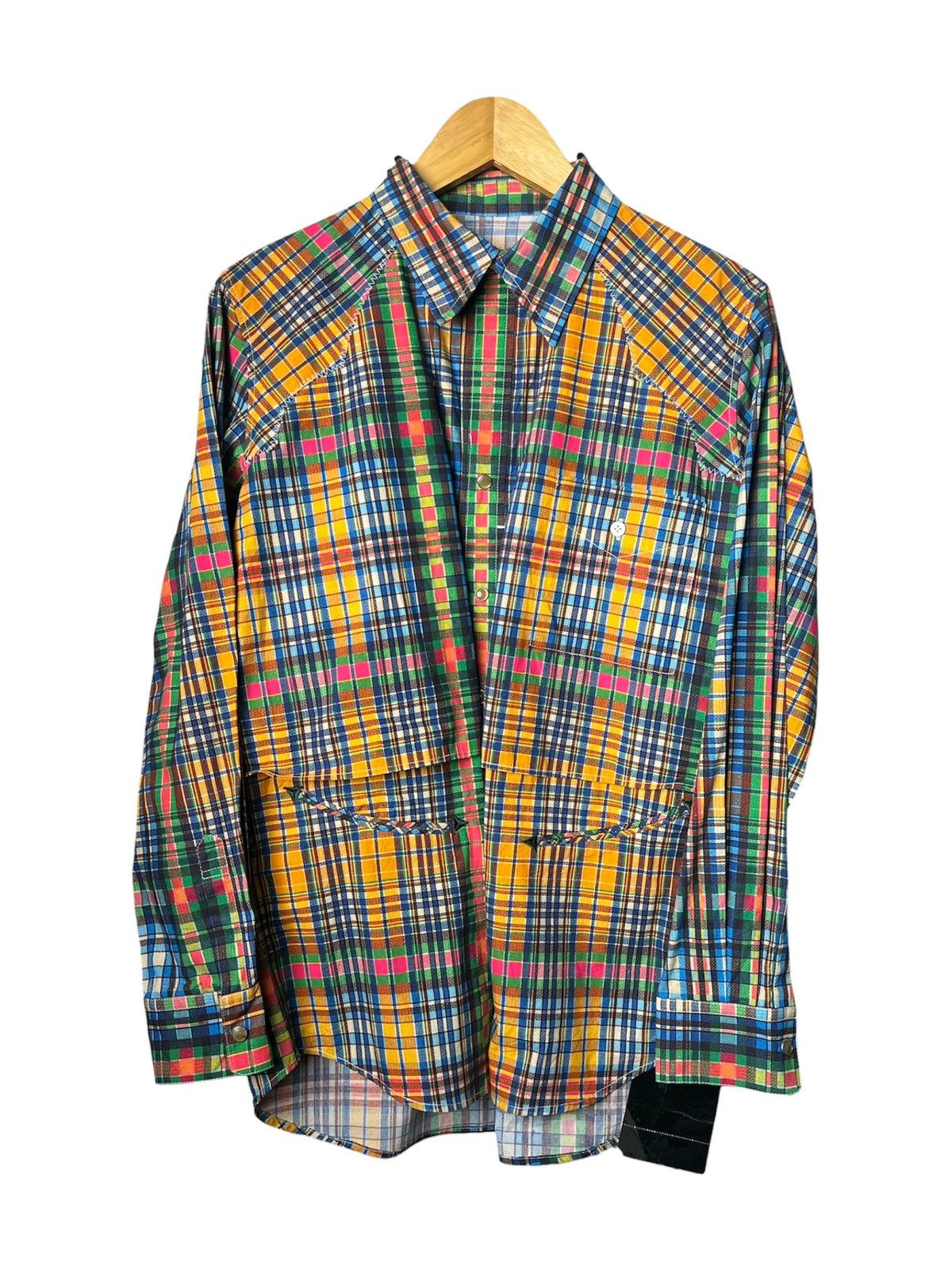 Toga Toga Pulla Broad Western Check Shirt Size US M / EU 48-50 / 2 - 1 Thumbnail