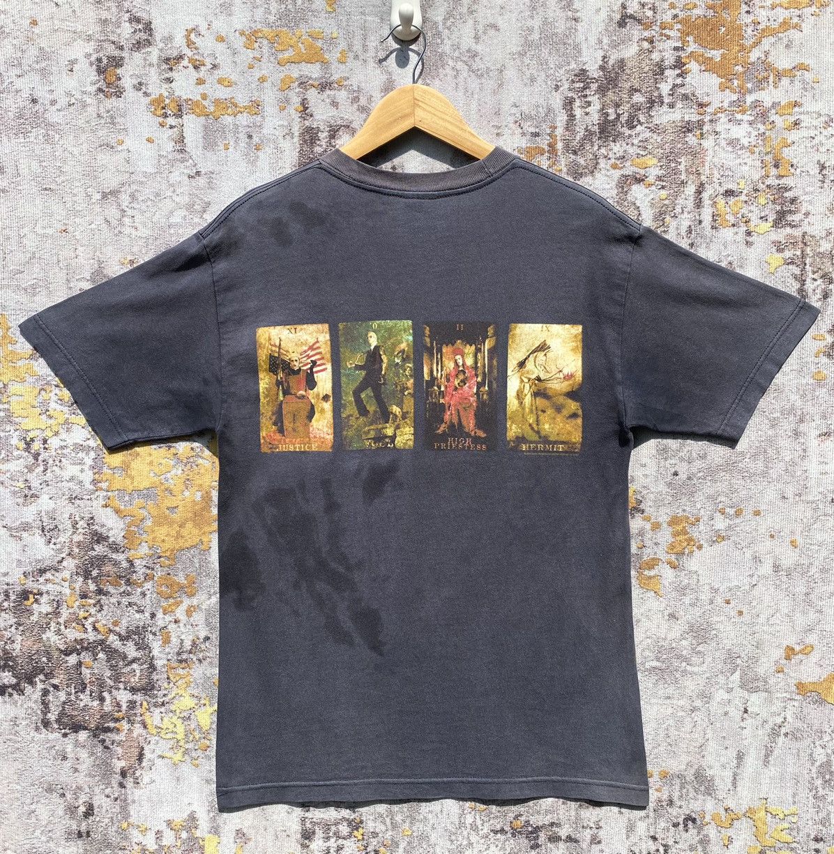 Marilyn Manson Vintage 2000s Marilyn Manson Hierophant Shirt SunFaded Size US S / EU 44-46 / 1 - 5 Thumbnail