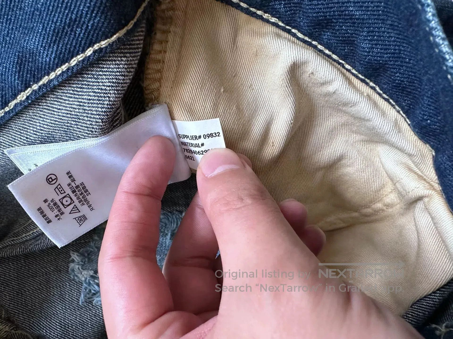 RRL Ralph Lauren RRL Distressed Vintage Wash Denim Jeans. Size US 32 / EU 48 - 4 Thumbnail