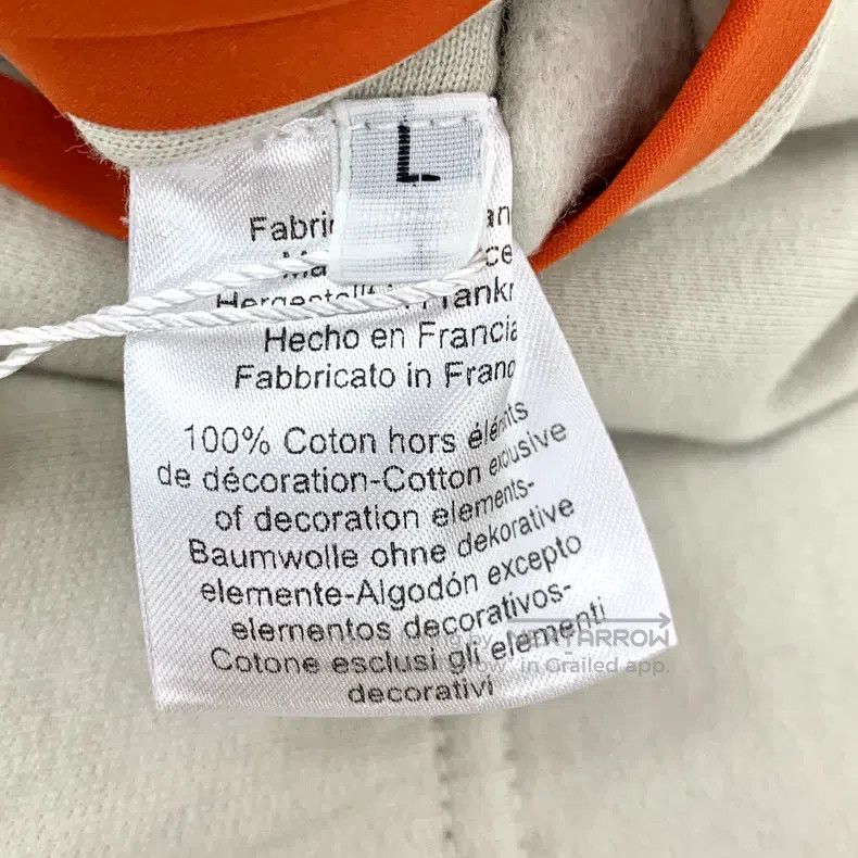 Hermes Hermes Grey Half Zip Hooded Long Sleeve Jacket Size L / US 10 / IT 46 - 6 Thumbnail