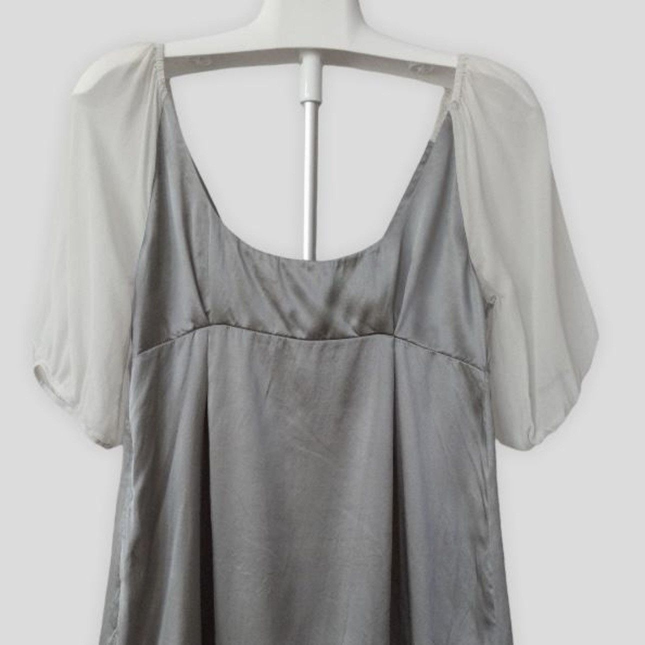 Vintage French vintage Arden B. silk babydoll blouse romantic Y2K Size M / US 6-8 / IT 42-44 - 4 Thumbnail