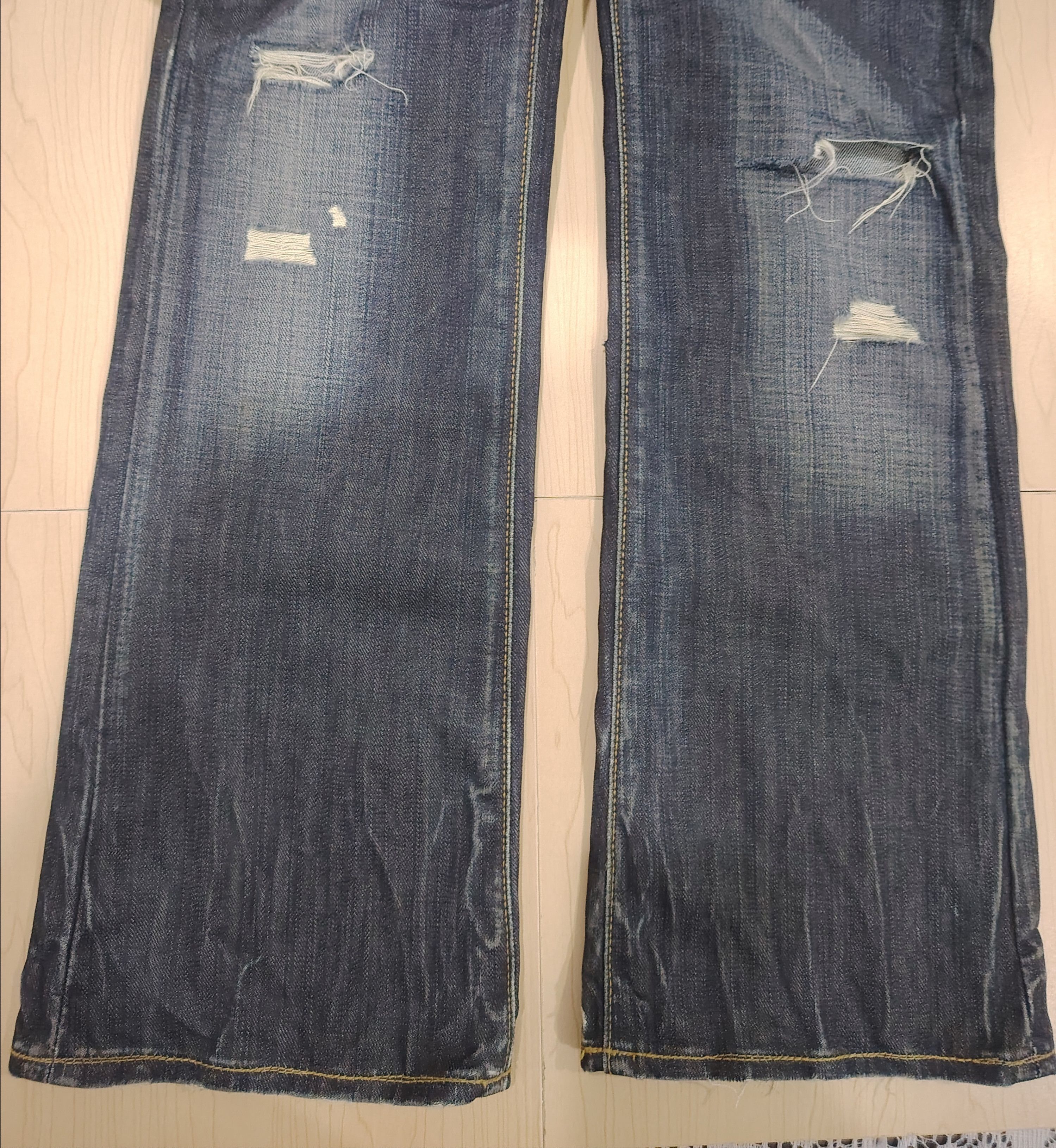 Japanese Brand Vintage Lad x HM fitted waist / bootcut leg Denim Size US 29 - 6 Thumbnail
