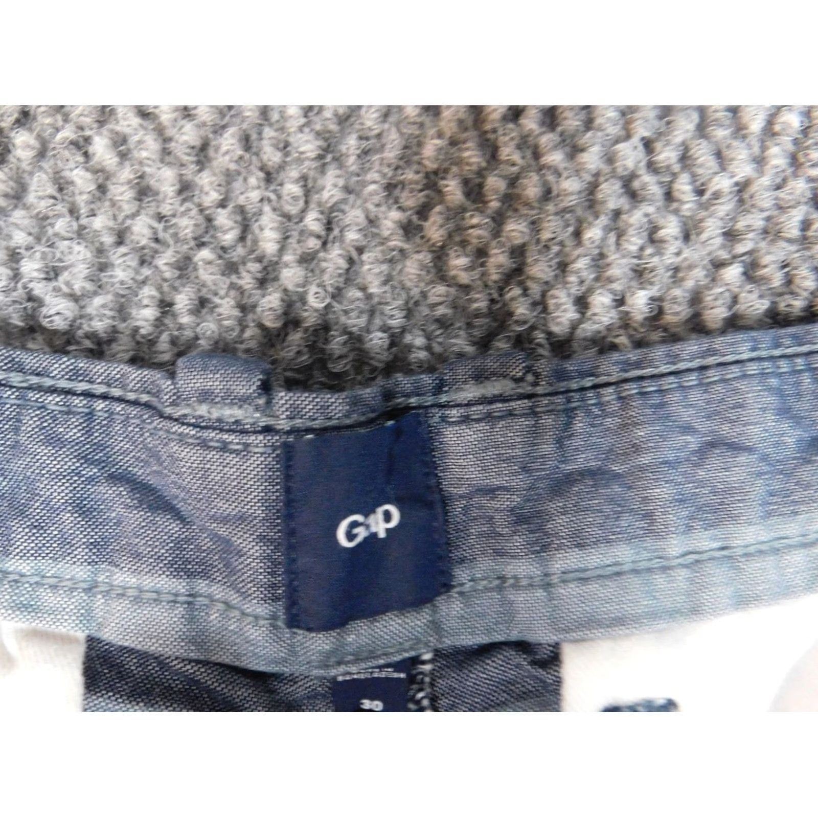 Gap Gap Mens Shorts 30 Blue Chino Casual Regular 6in Inseam Cotton Logo Knit Size US 30 / EU 46 - 5 Thumbnail