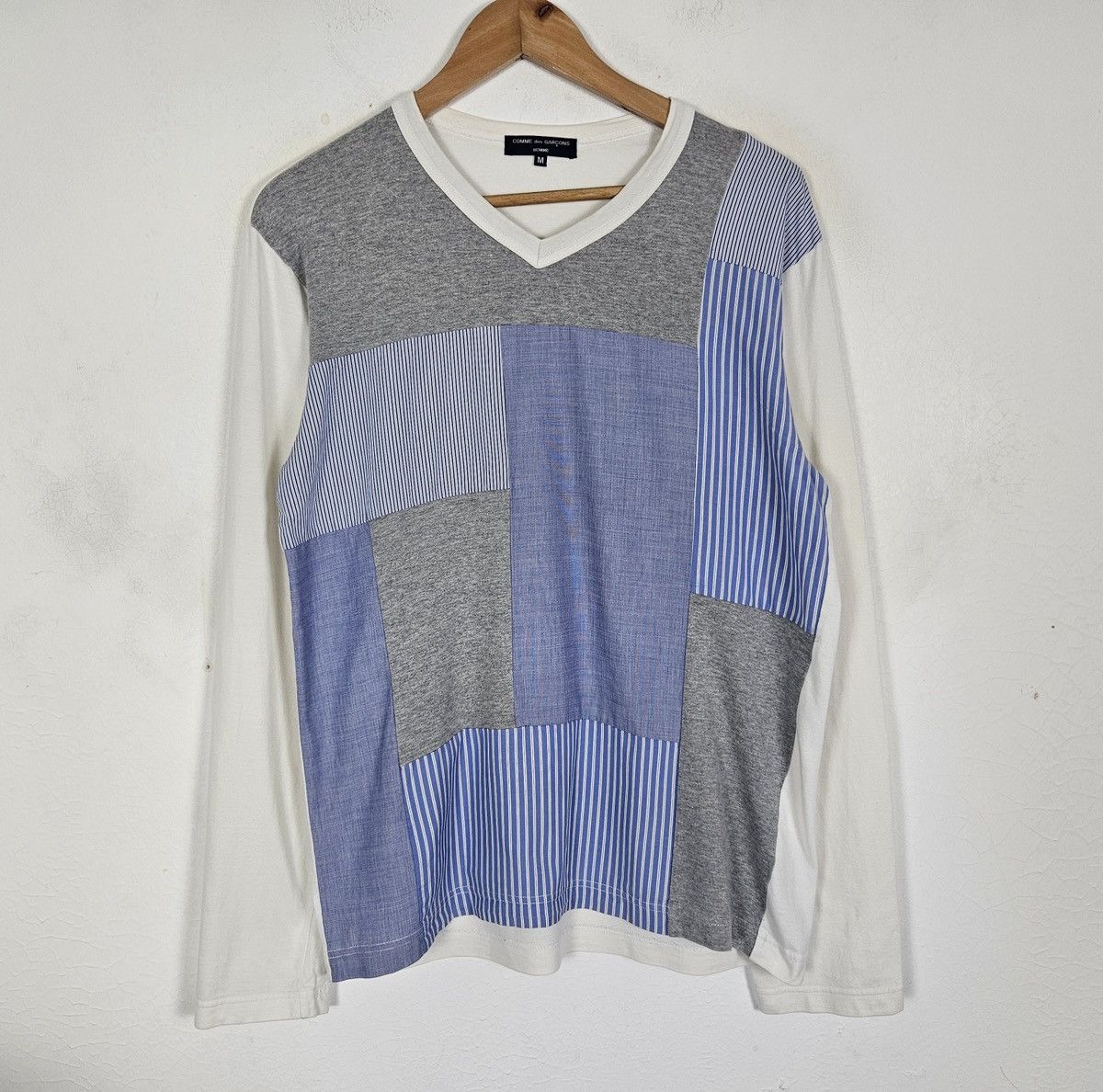 Comme des Garcons Comme des Garcons CDG Homme AD2009 patchwork shirt Size US M / EU 48-50 / 2 - 2 Thumbnail