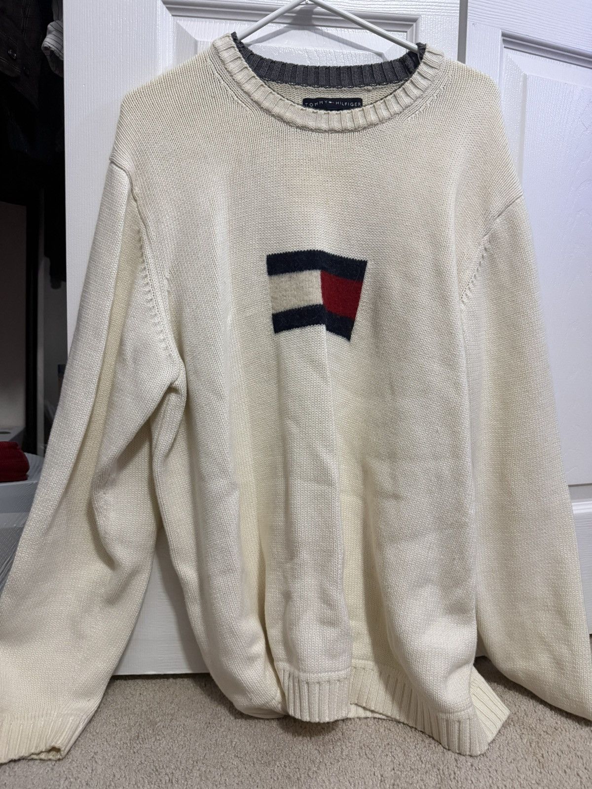 Tommy Hilfiger Tommy hilfiger logo knit sweater Size US XL / EU 56 / 4 - 1 Thumbnail