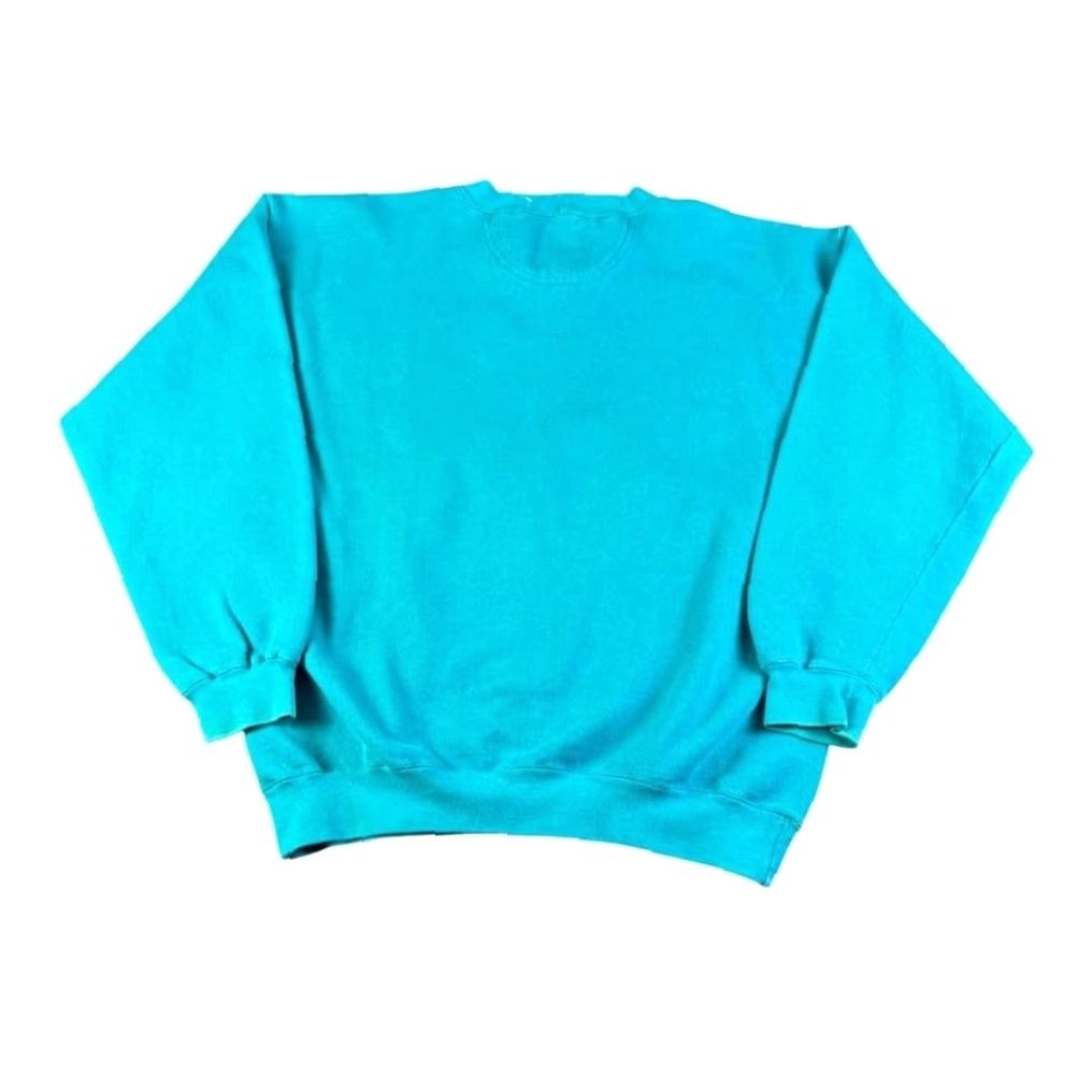 CO VINTAGE LEVI STRAUSS & CO SWEATSHIRT TEAL CREWNECK MADE IN USA SIZE L 90s Size US L / EU 52-54 / 3 - 2 Thumbnail
