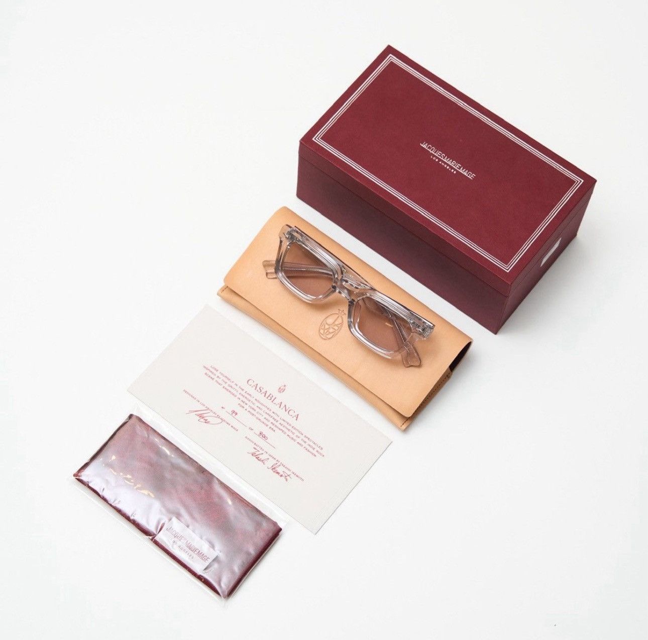 Jacques Marie Mage JACQUES MARIE MAGE CASABLANCA SULFUR 97/300 LIMITED EYEWEAR Size ONE SIZE - 7 Thumbnail