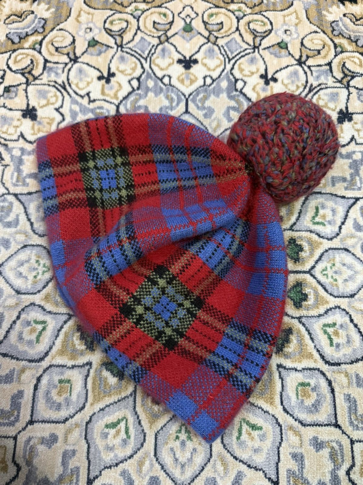 Vivienne Westwood Vivienne westwood tartan pom-pom beret Size ONE SIZE - 2 Thumbnail