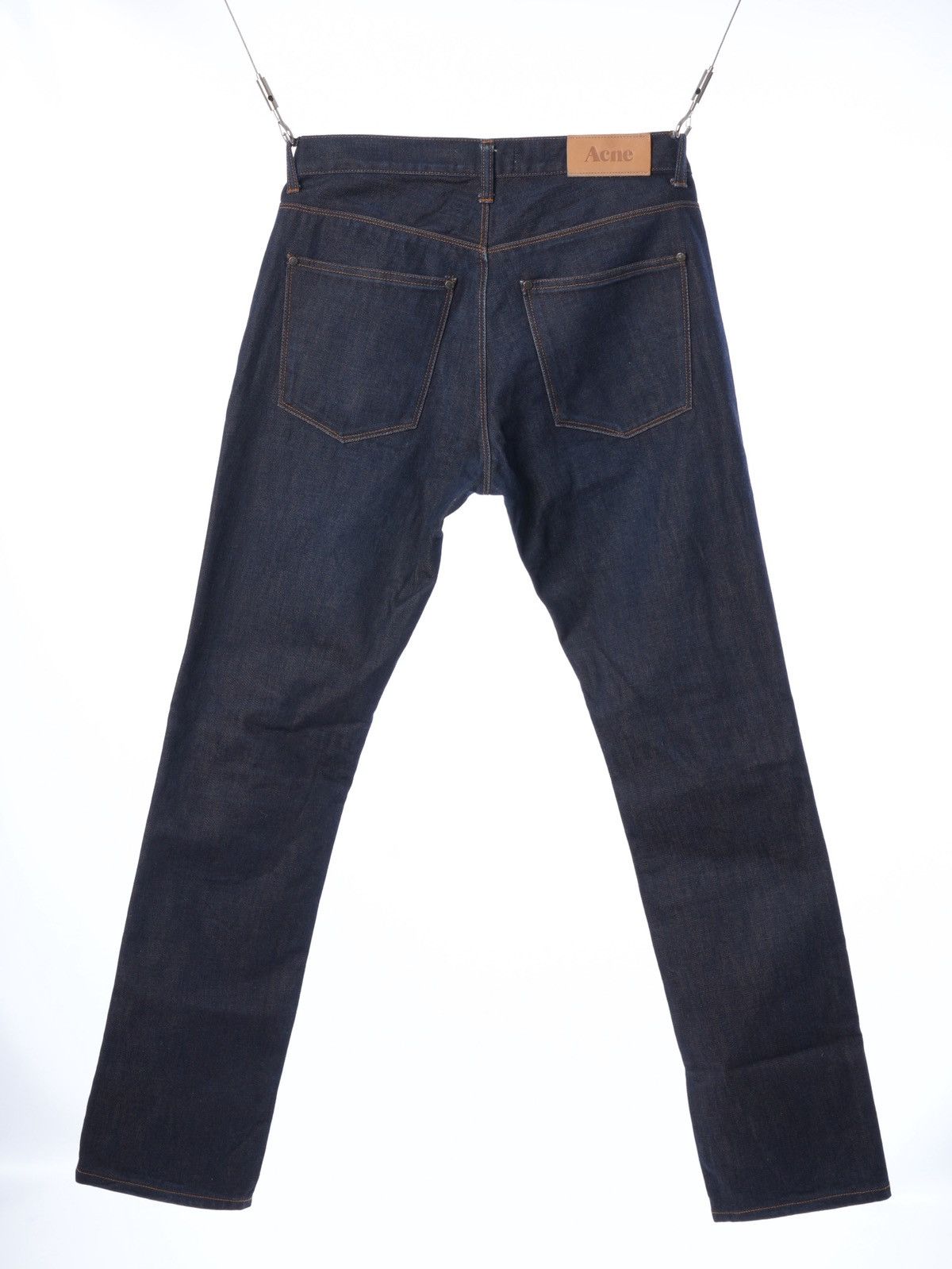 Acne Studios Acne studios Max Raw Blue Denim Jeans w 31 Size US 31 - 2 Thumbnail