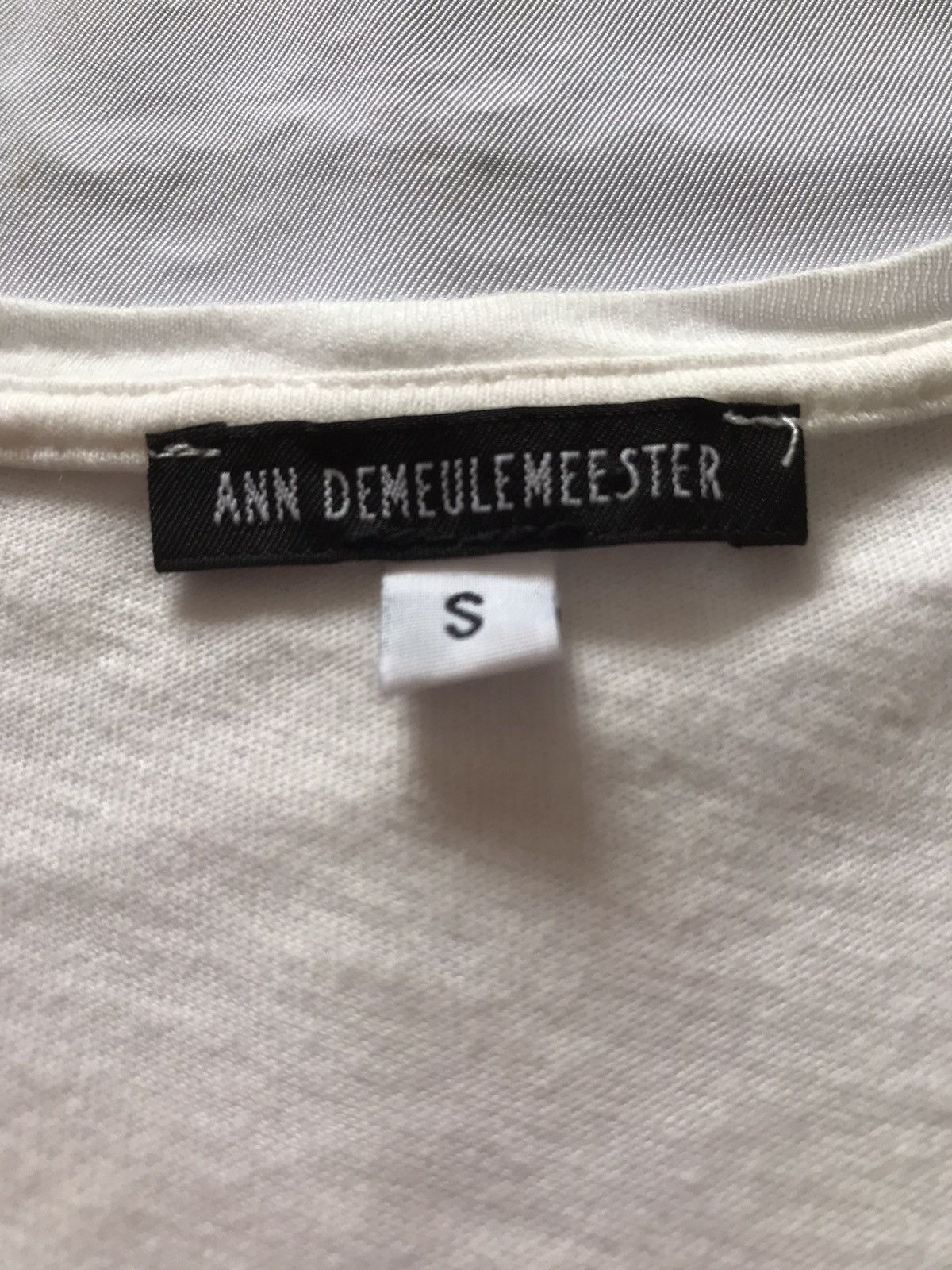 Ann Demeulemeester ANN DEMEULEMEESTER PLAIN WHITE SHIRT Size S / US 4 / IT 40 - 3 Thumbnail