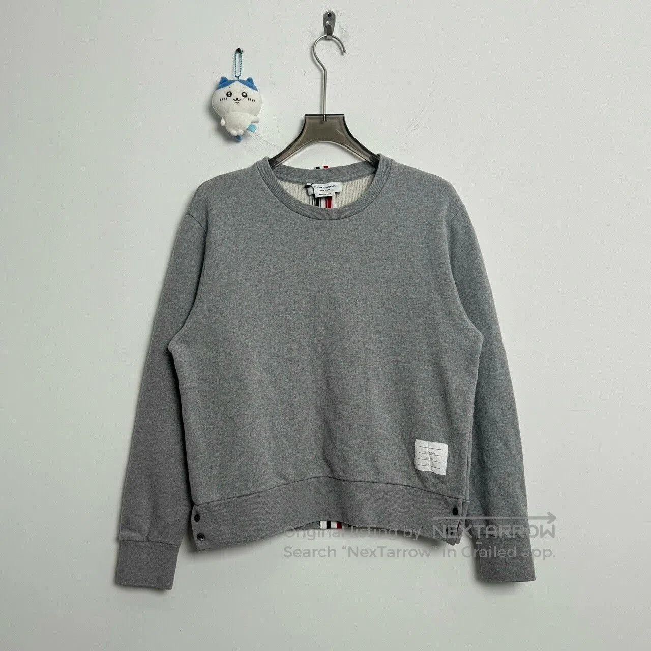 Thom Browne Thom Browne Gray Logo Hoodie Sweatshirt. Size US M / EU 48-50 / 2 - 1 Thumbnail