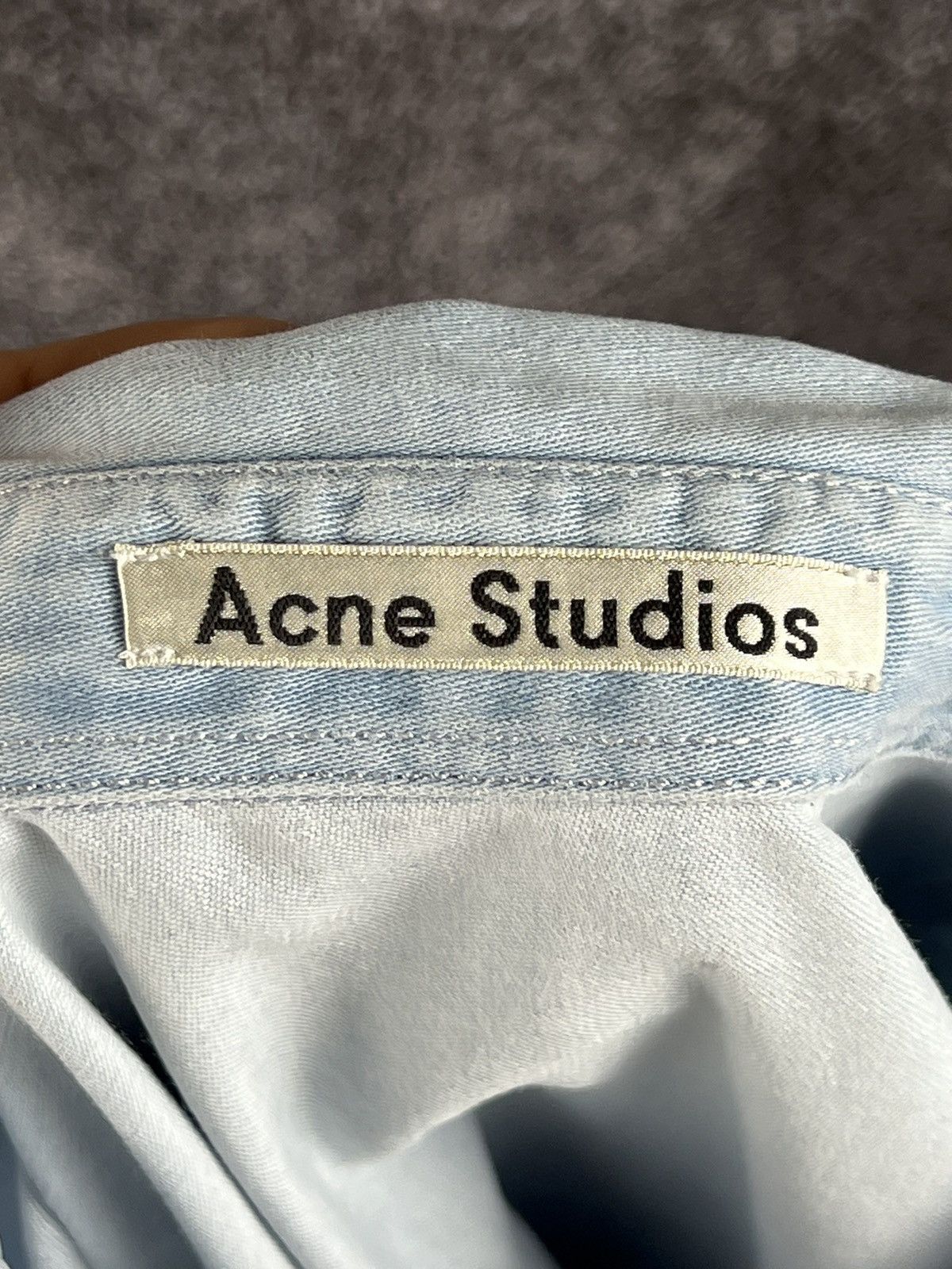 Acne Studios Acne Studios Jetson oversized denim shirt Size S / US 4 / IT 40 - 14 Thumbnail
