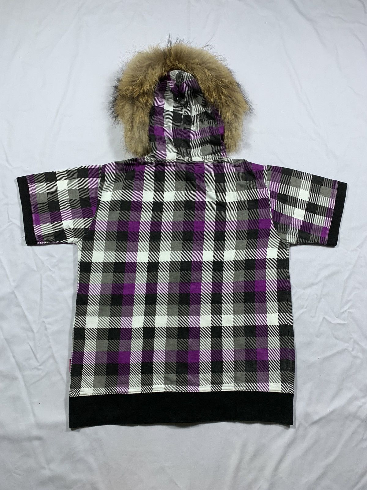 If Six Was Nine × Japanese Brand × Le Grande Bleu (L.G.B.) Japanese Euroyal Tartan Zip Fur Hoodie Size US L / EU 52-54 / 3 - 2 Thumbnail