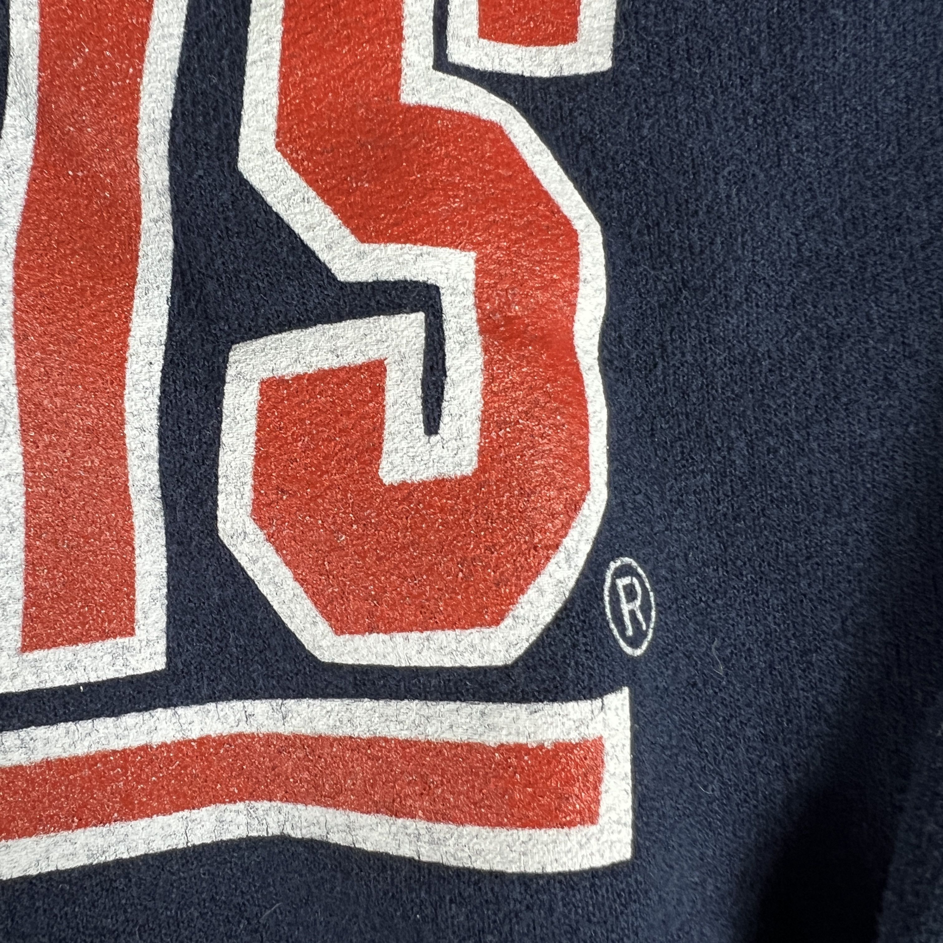 Gildan × NCAA × Vintage Y2K Illinois Fighting Illini Sweatshirt Blue Faded Hoodie Size US M / EU 48-50 / 2 - 4 Thumbnail