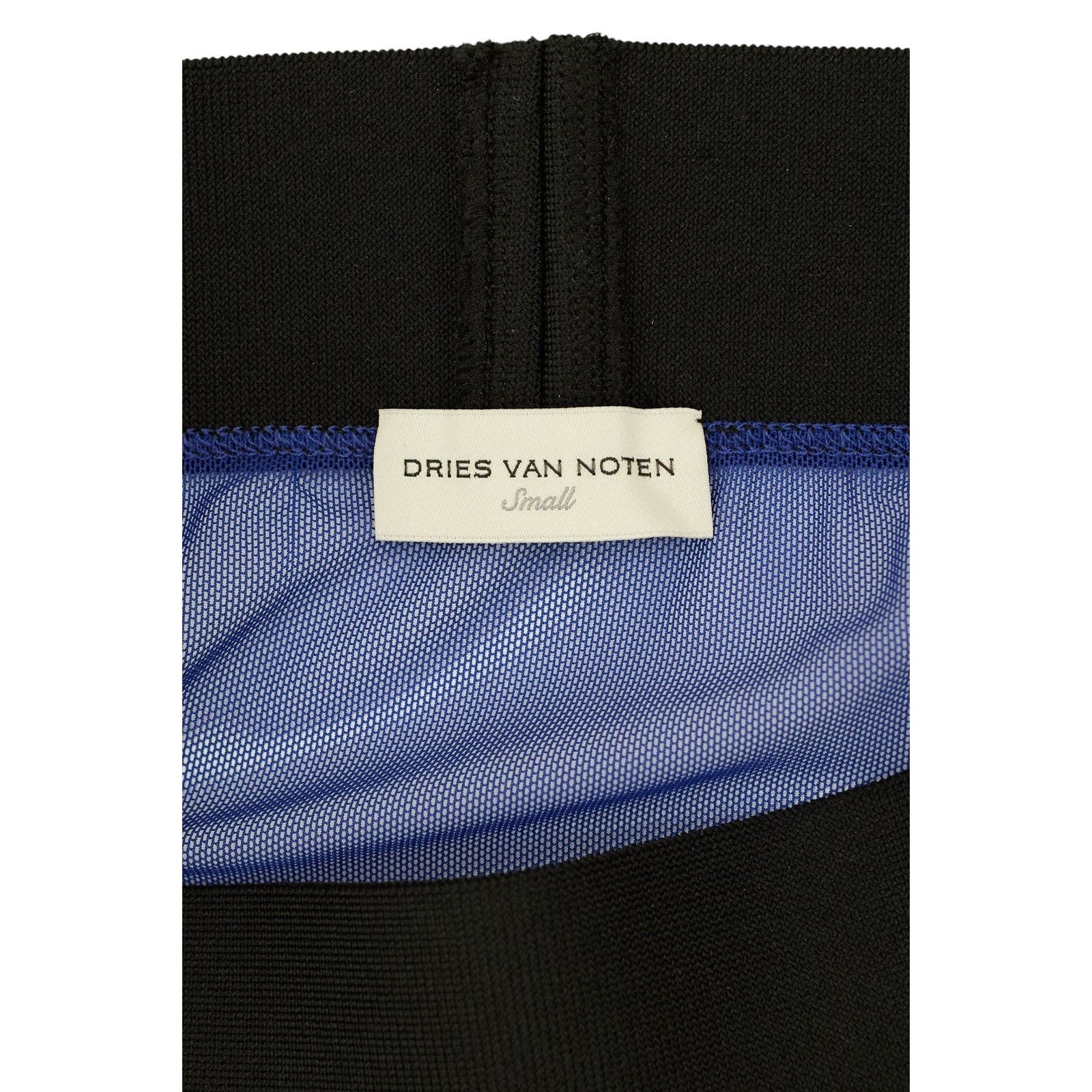 Dries Van Noten Blue Mesh Skirt Size 24" / US 00 / IT 34 - 4 Thumbnail