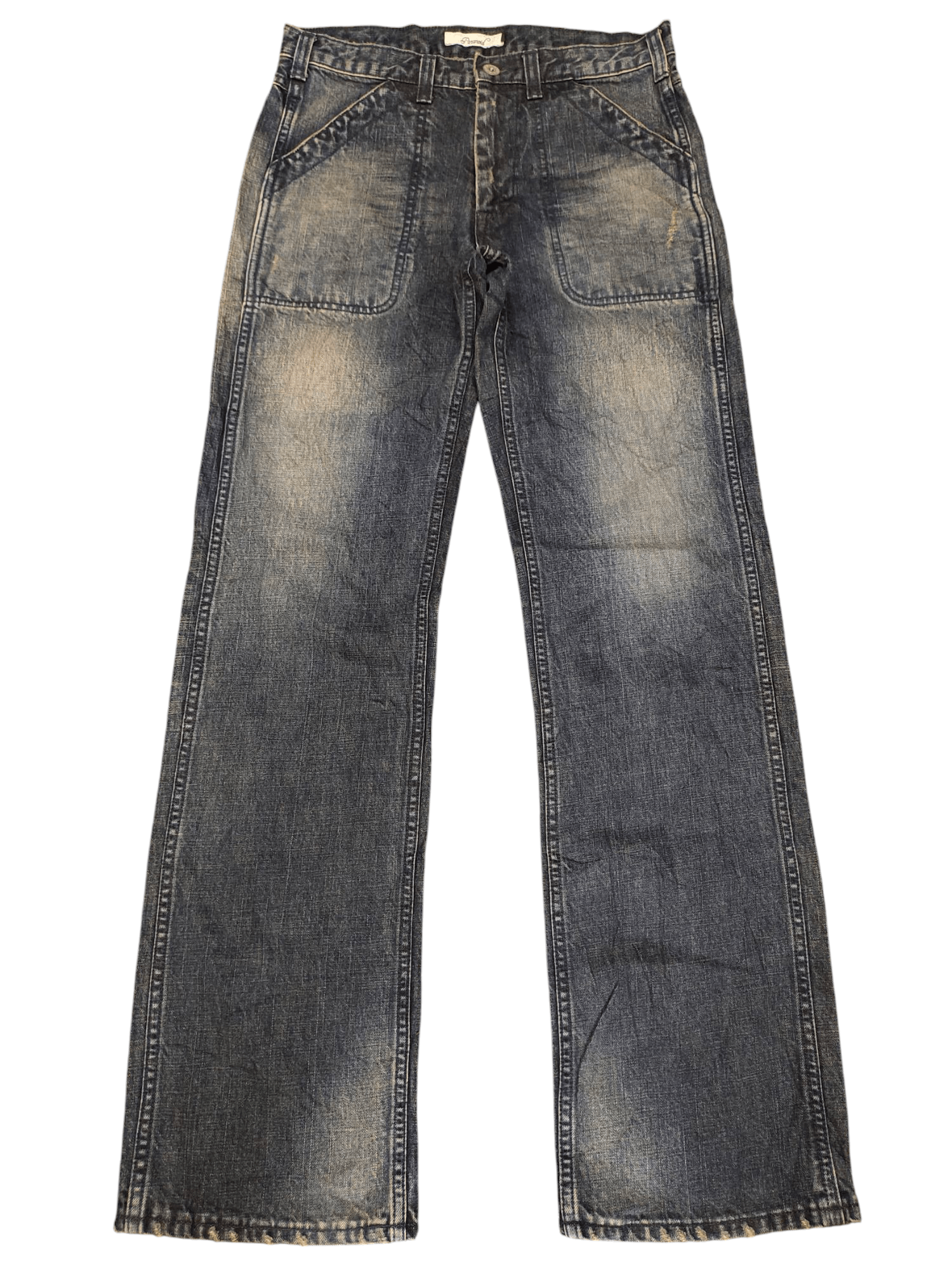 If Six Was Nine Vintage Paranoid Japan Us Army Fatigue Denim Pants Size US 32 / EU 48 - 1 Thumbnail