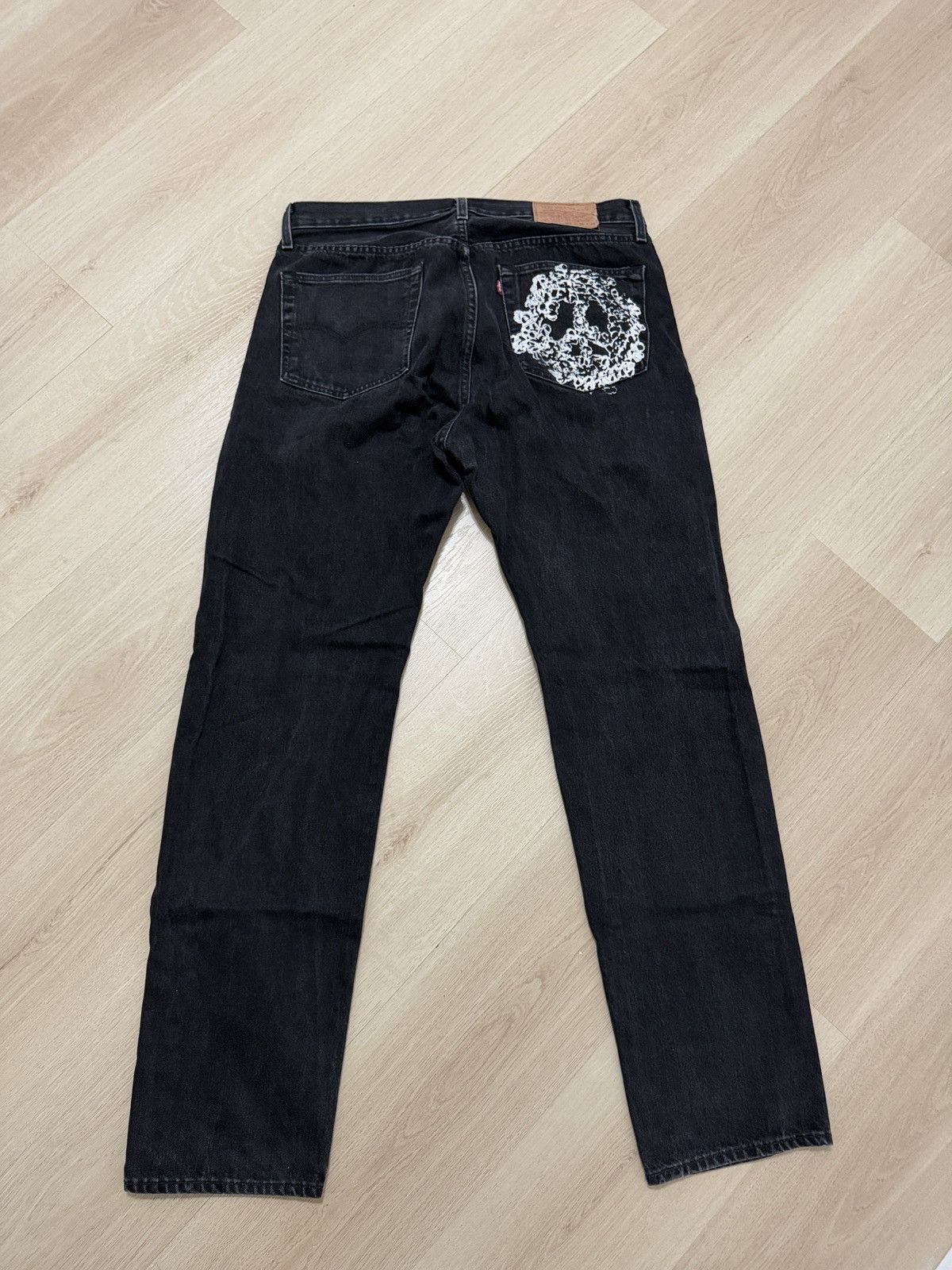 DENIM TEARS × Levi's Denim Tears Peace In My Pocket Jeans Size US 36 / EU 52 - 2 Thumbnail