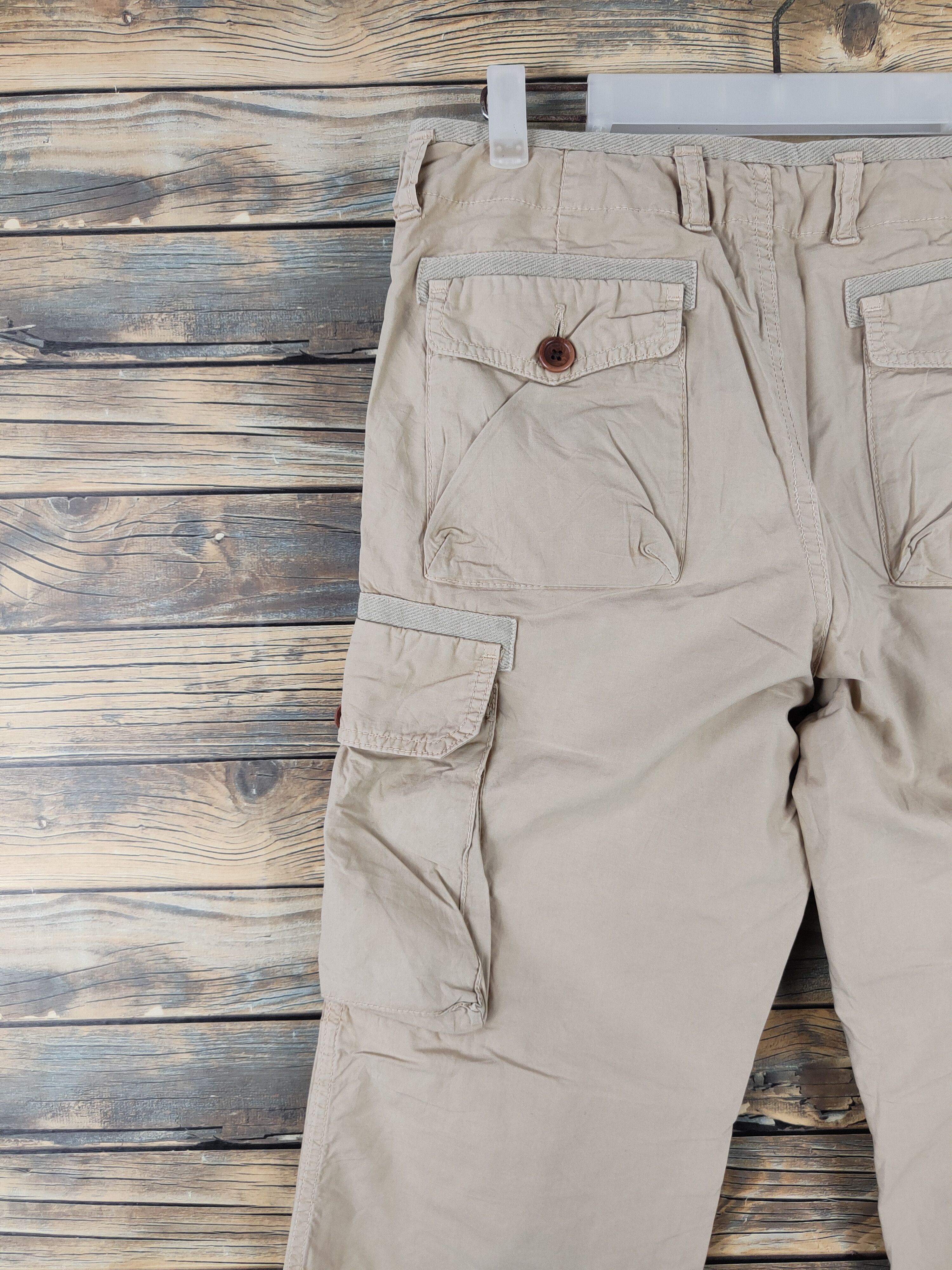 Edifice Japan DLL Edifice Beige Multipocket Tactical Cargo Pants #104 Size US 30 / EU 46 - 8 Thumbnail