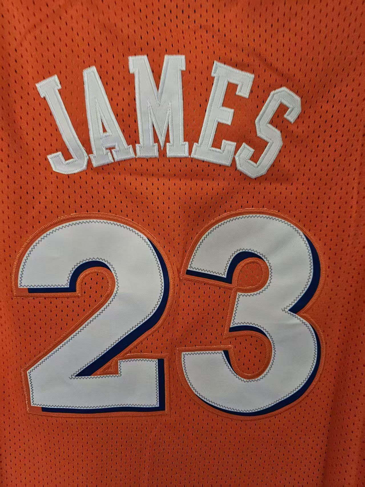 NBA CAVS #23 LeBron James Jersey Orange Size US XL / EU 56 / 4 - 4 Thumbnail