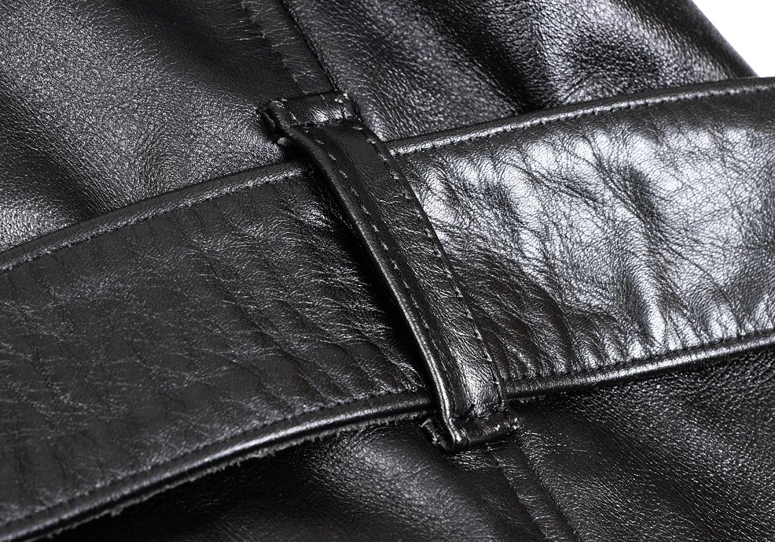 Yohji Yamamoto Yohji Yamamoto 6.1 Leather Belted Coat Size US L / EU 52-54 / 3 - 15 Thumbnail