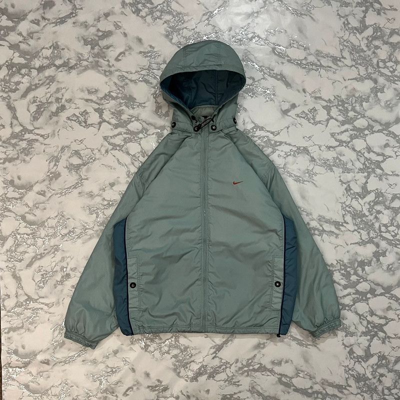 Nike Vintage Nike Solo Swoosh Jacket Retro Y2K 90s Size US L / EU 52-54 / 3 - 1 Thumbnail