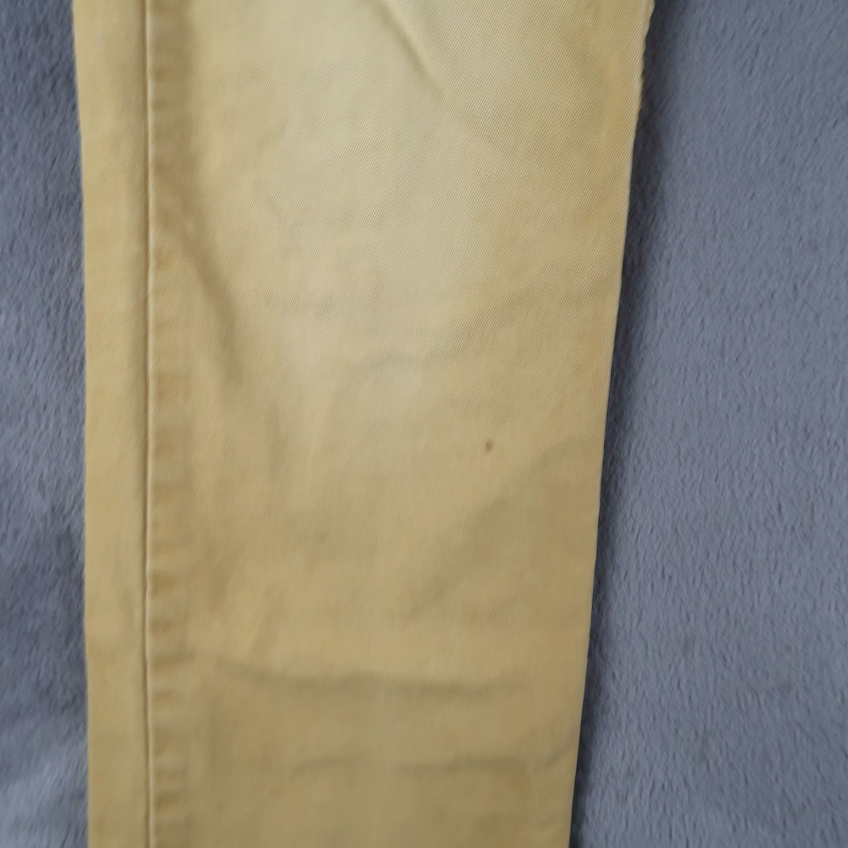Scotch & Soda Scotch & Soda Men's Warren Cotton Blend Chino Pants Khaki Size 31x32 Slim Flat Front Casual Preppy Logo Slash Pocket Straight Mens Size US 31 - 3 Thumbnail