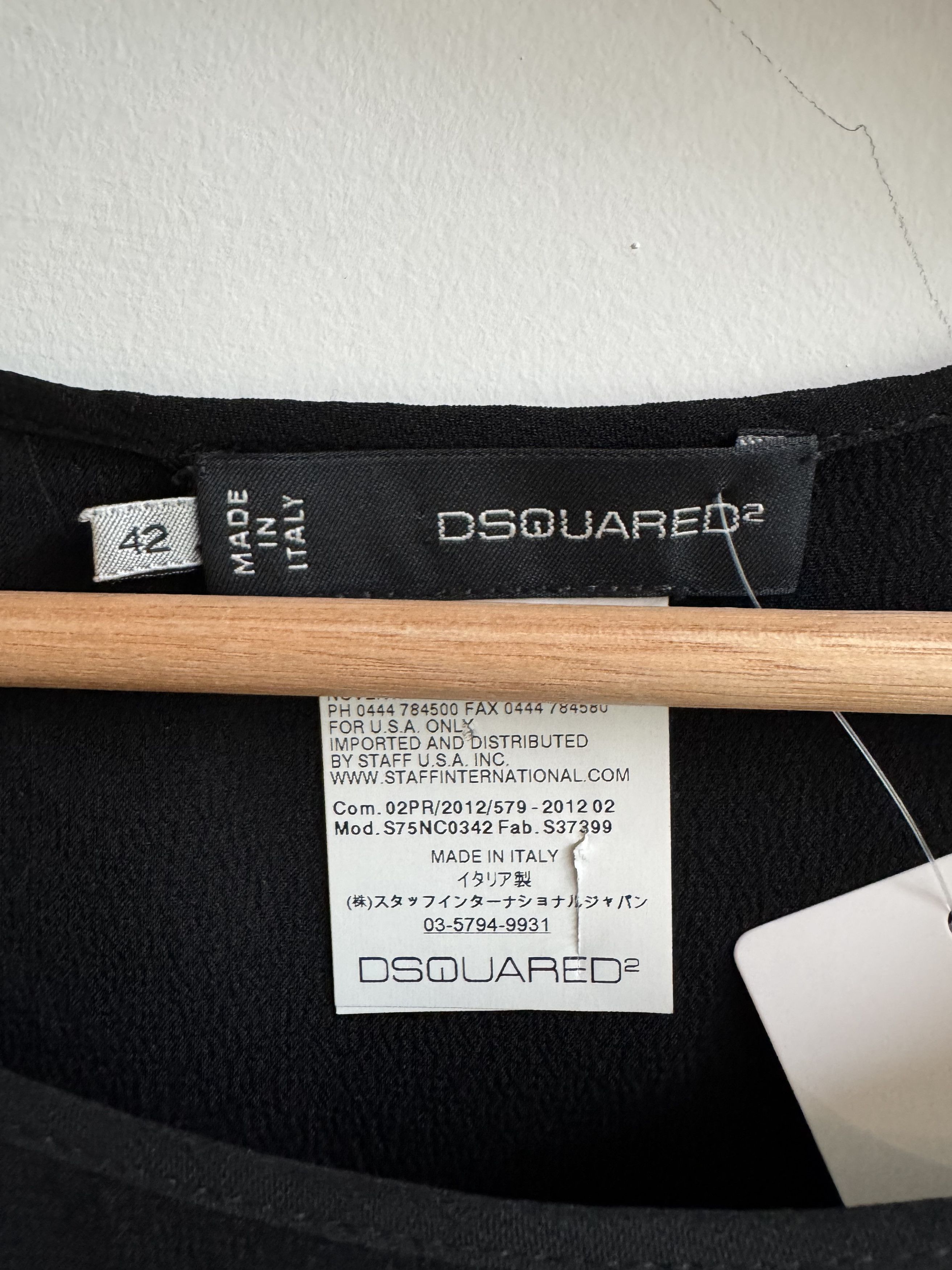 Dsquared2 Dsquared2 silk blend leather bottom Top Size 42 Size M / US 6-8 / IT 42-44 - 3 Thumbnail