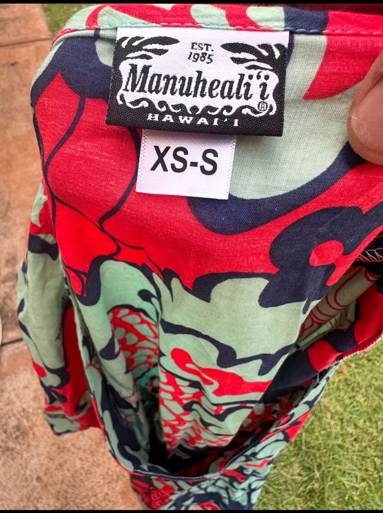 Other Manuhealii Blouse Hawaiian Print Multicolored Women's XS-S Size S / US 4 / IT 40 - 5 Thumbnail