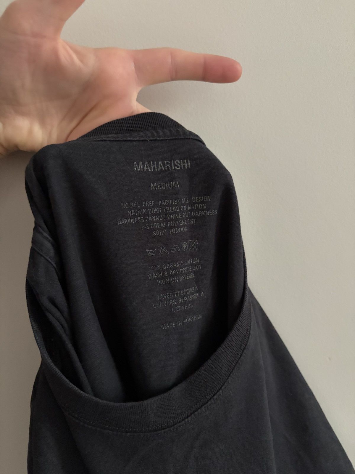 Maharishi Maharishi Cropped Boxy Graphic T-Shirt Size US M / EU 48-50 / 2 - 7 Thumbnail