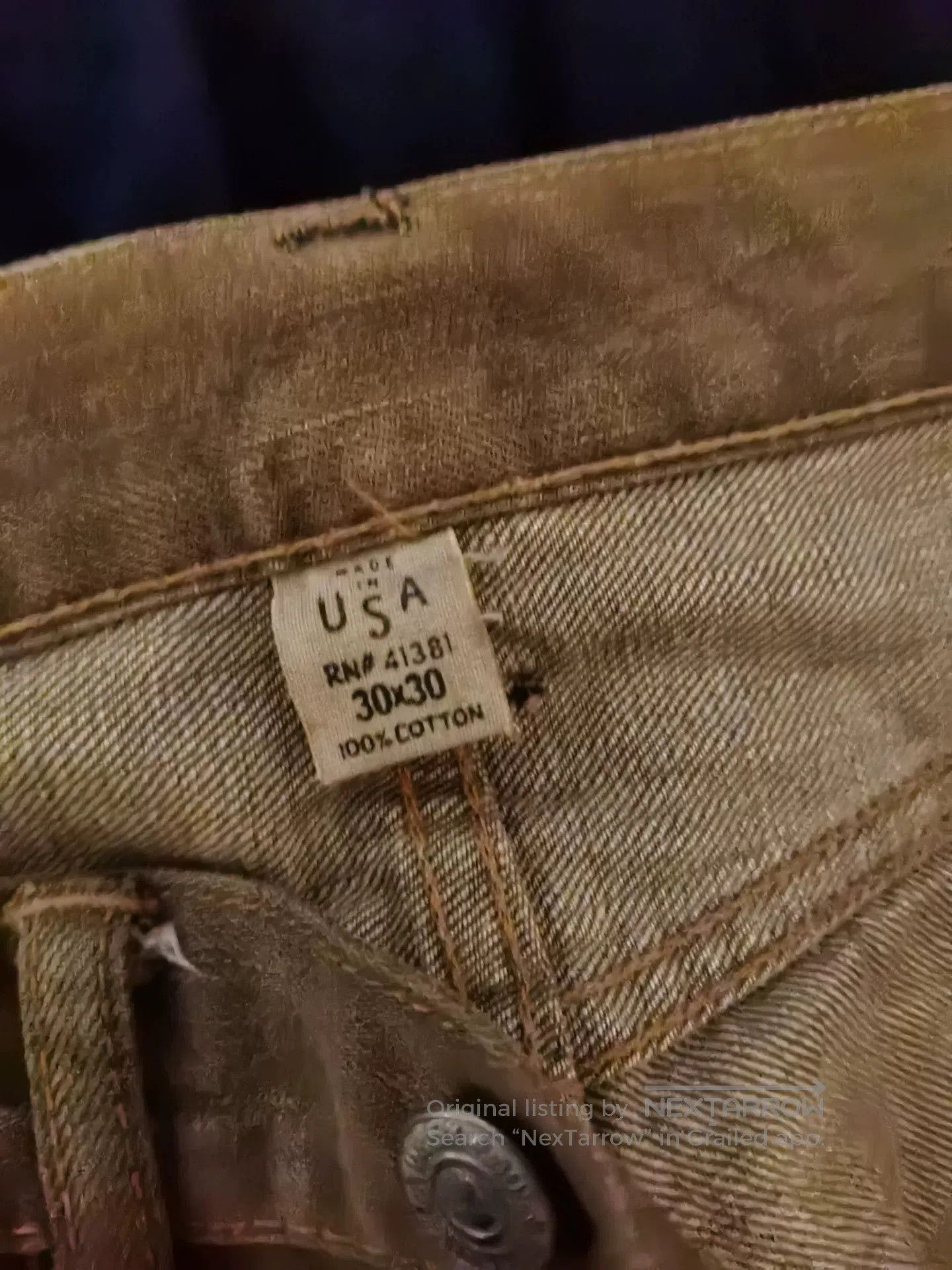 RRL Ralph Lauren RRL Vintage Slim Bootcut Jeans. Size US 30 / EU 46 - 5 Thumbnail