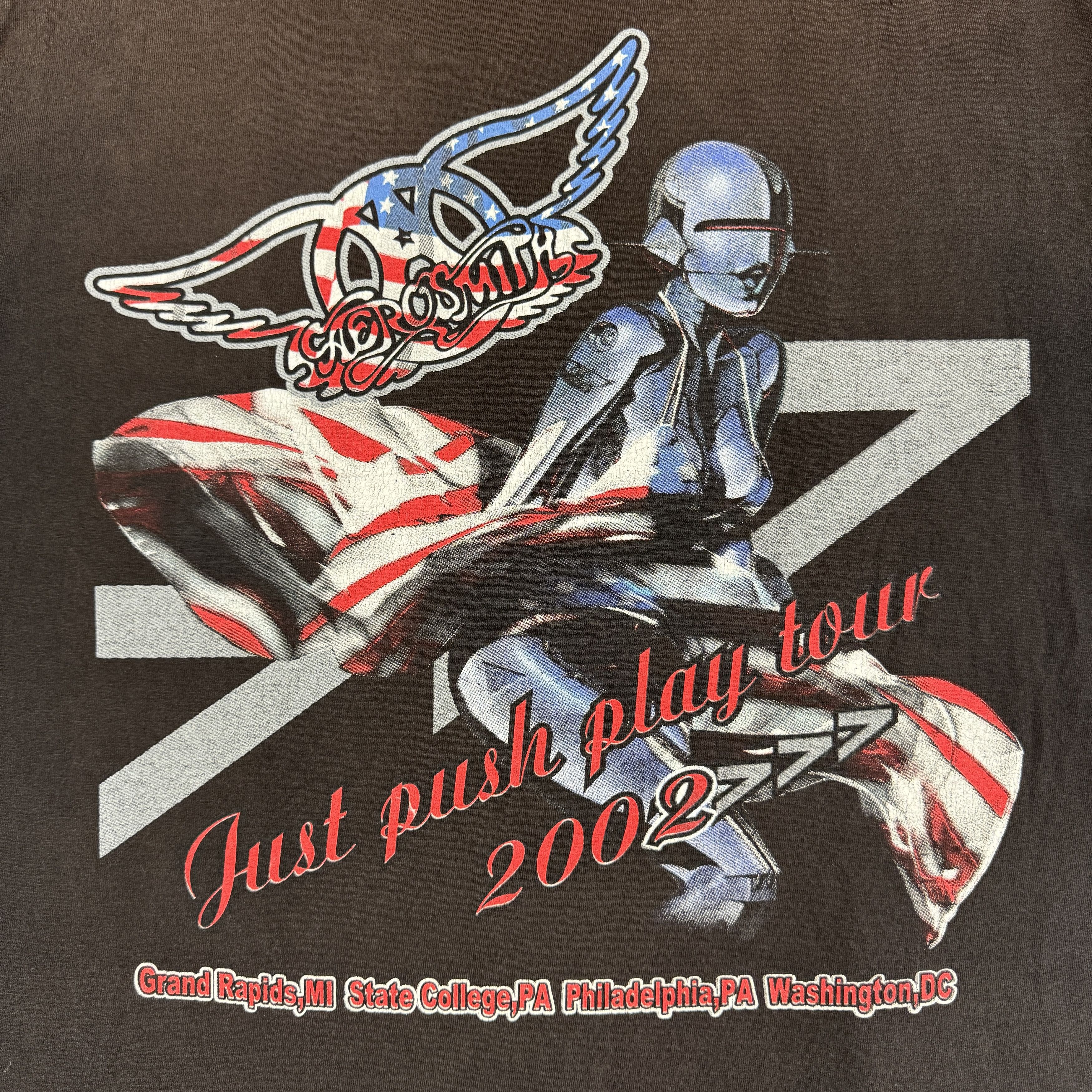 Band Tees Vintage 2002 Aerosmith Sorayama Longsleeve Size US L / EU 52-54 / 3 - 5 Thumbnail