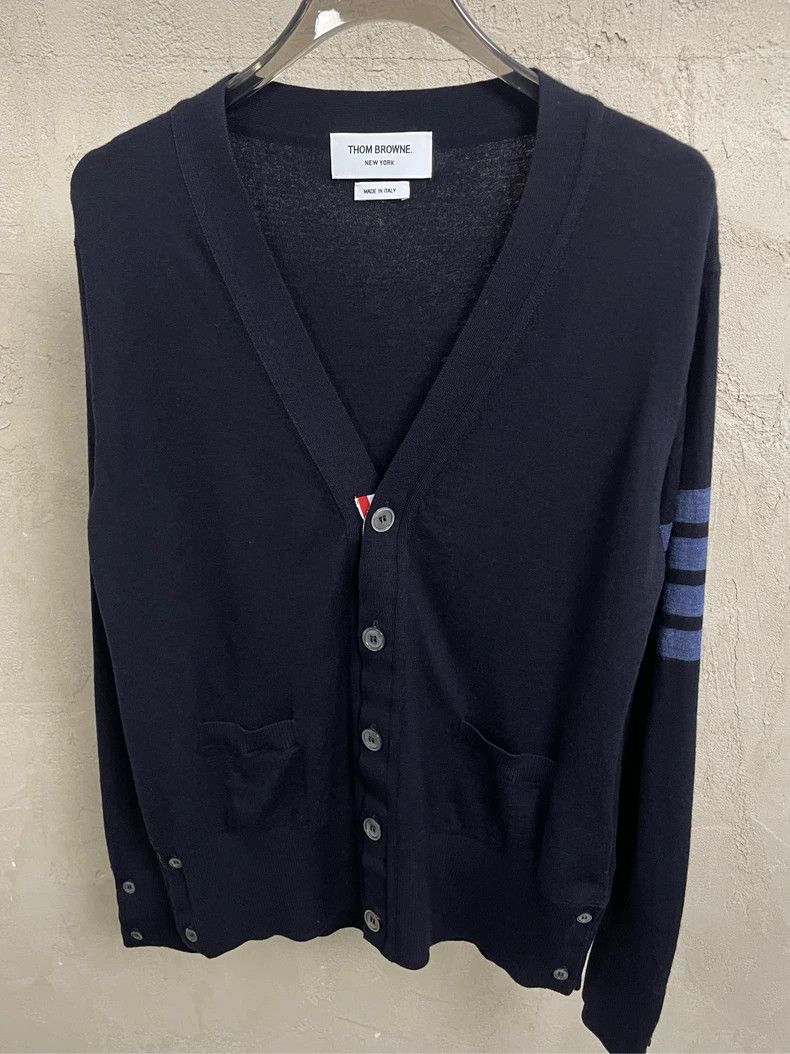 Thom Browne Thom Browne Blue sweater Size US M / EU 48-50 / 2 - 3 Thumbnail