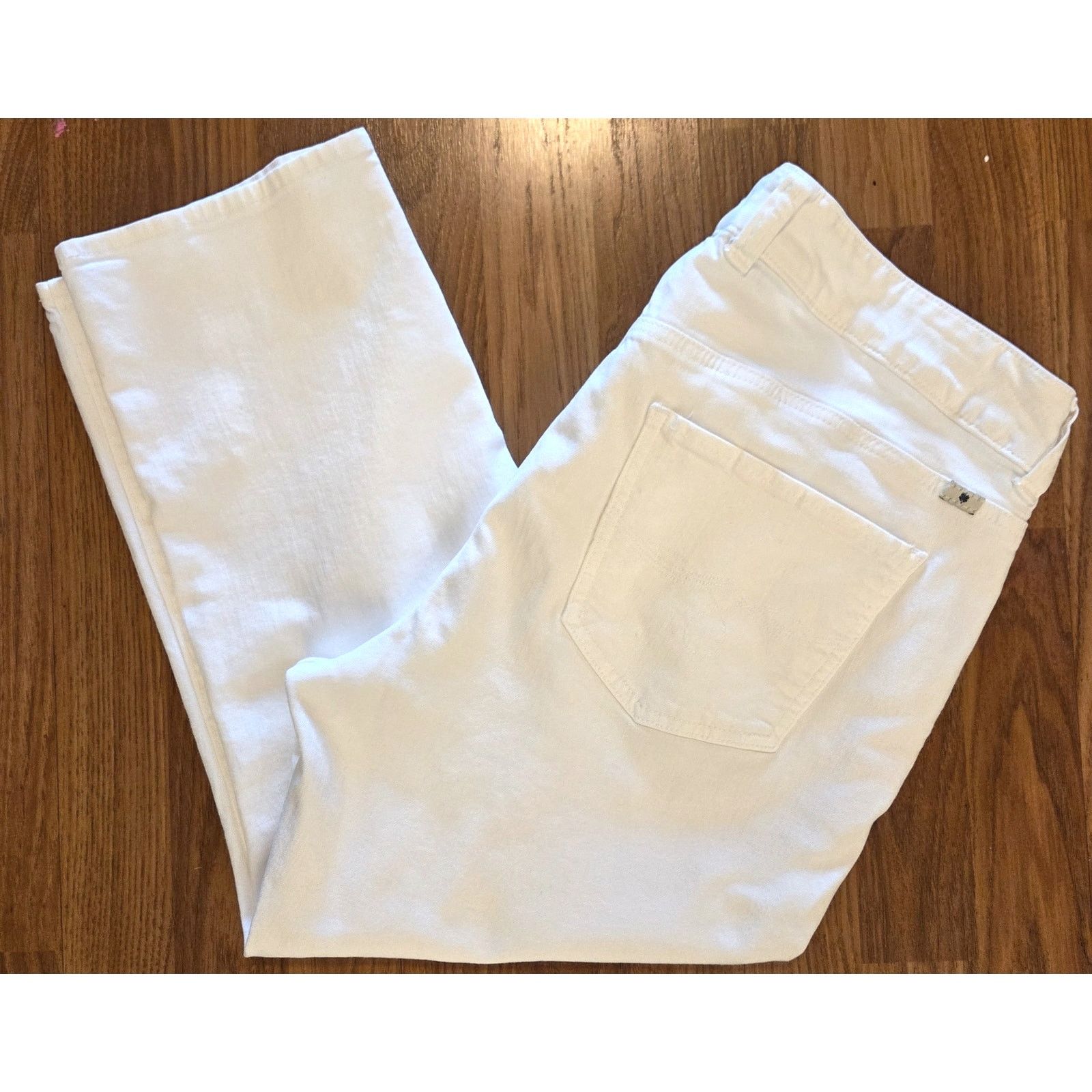 Lucky Brand Lucky Brand Women's White Jeans - Size 14W - Excellent! Size 36" / US 14 / IT 50 - 2 Thumbnail