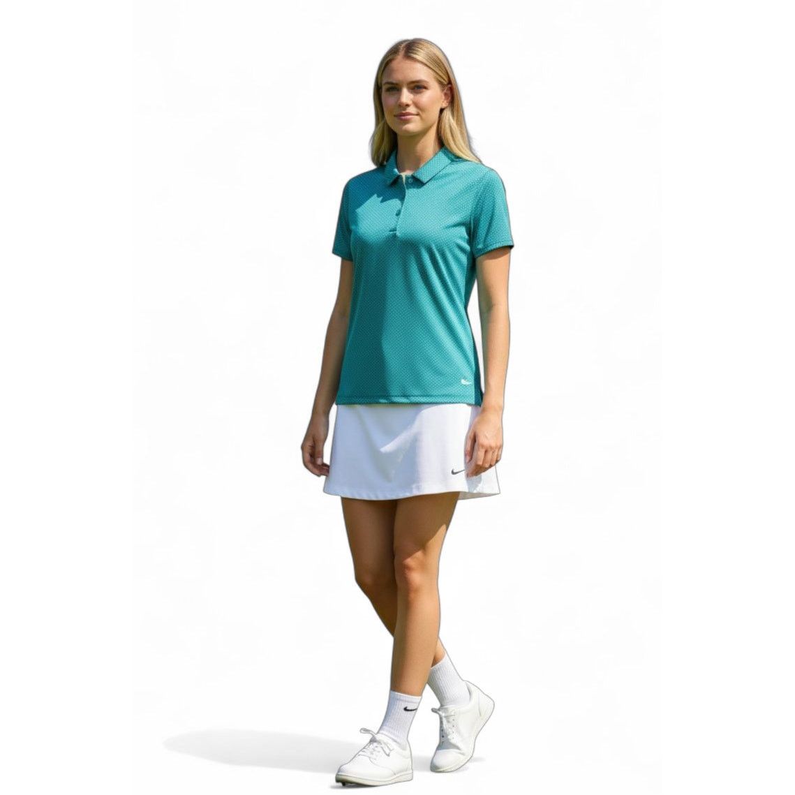 Nike NWT Nike Dri-FIT Victory Short Sleeve Golf Polo Teal Size XS Size XS / US 0-2 / IT 36-38 - 6 Thumbnail