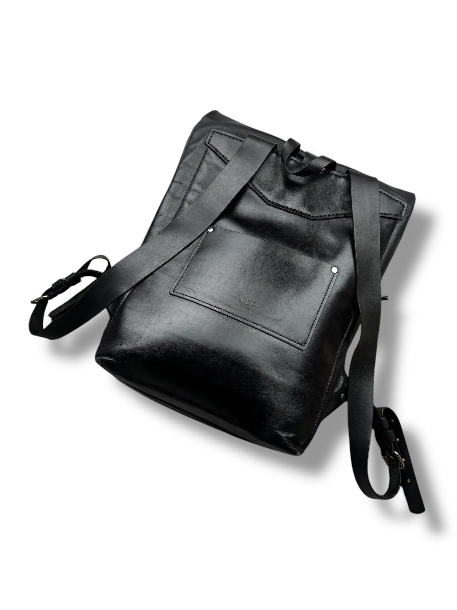 Japanese Brand Handmade Leather Backpack(V194) Size ONE SIZE - 4 Thumbnail