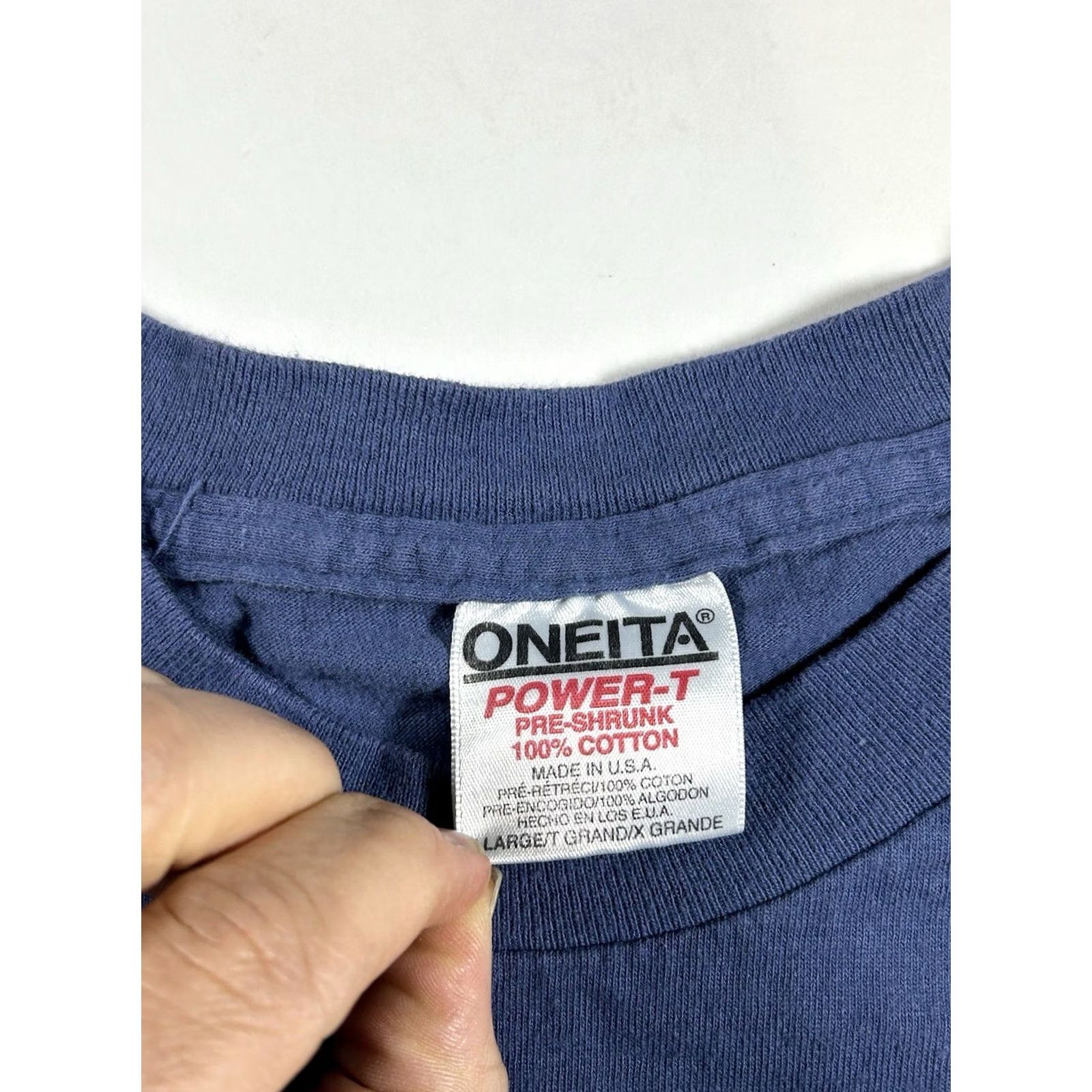 Vintage VINTAGE Moe. Sony 550 Music T-Shirt 90s XL Oneita Tag Blue Single Stitch Size US XL / EU 56 / 4 - 6 Thumbnail
