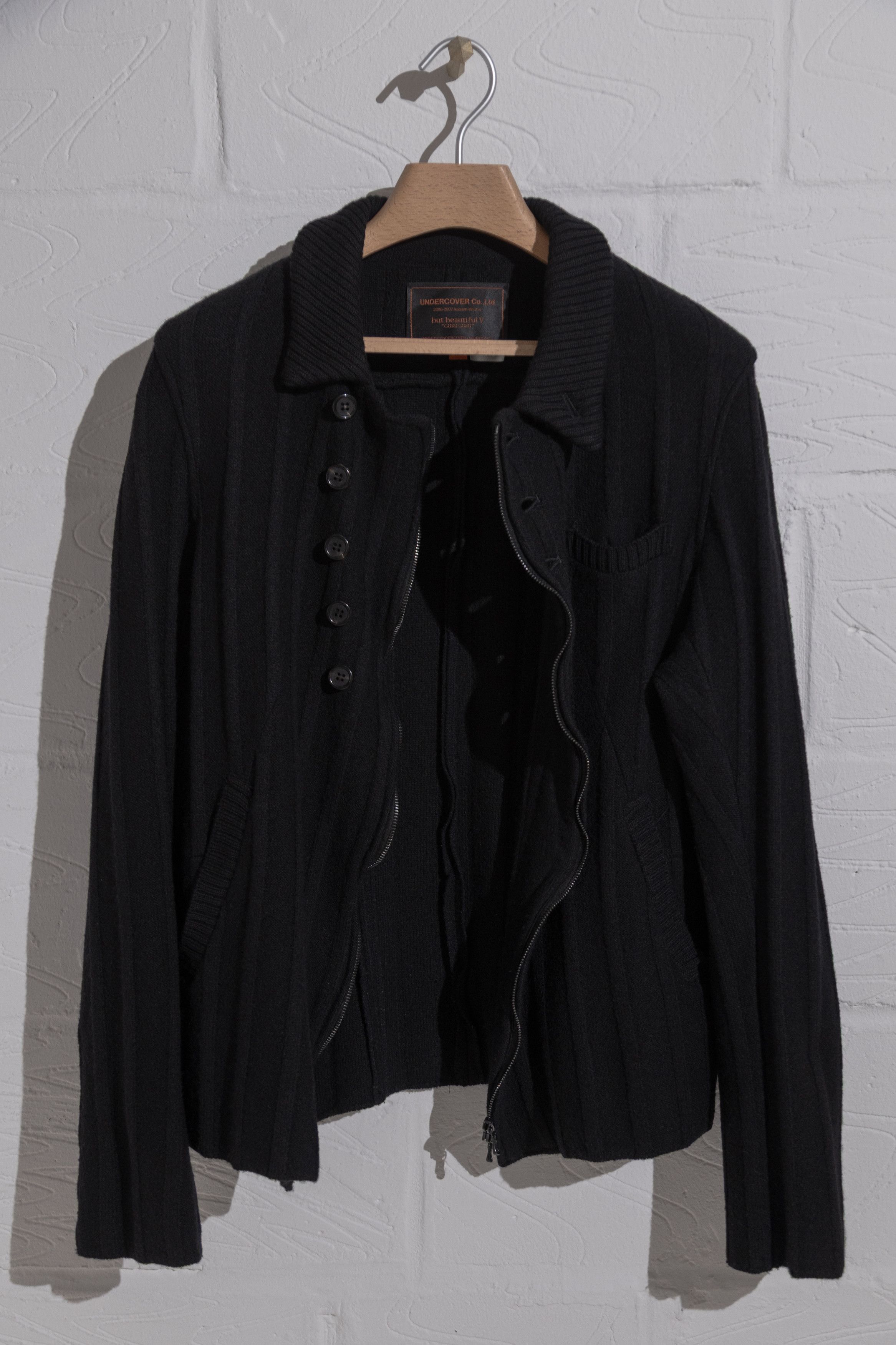 Undercover AW06/07 'But Beautiful V Guru Guru' Knit Wool Jacket, Size 3 Size US L / EU 52-54 / 3 - 3 Thumbnail
