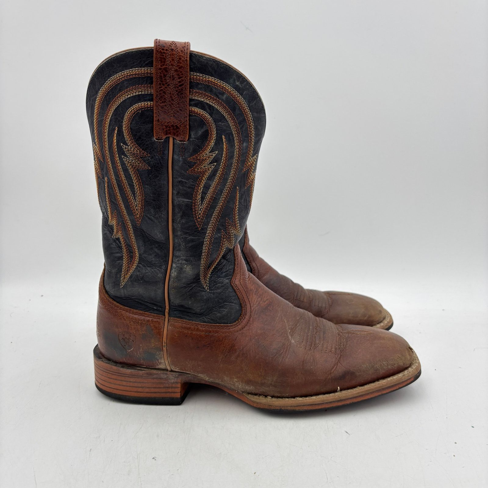 Ariat Ariat Plano Square Toe Western Work Boots Men's 8.5D Cowboy Size US 8.5 / EU 41-42 - 3 Thumbnail