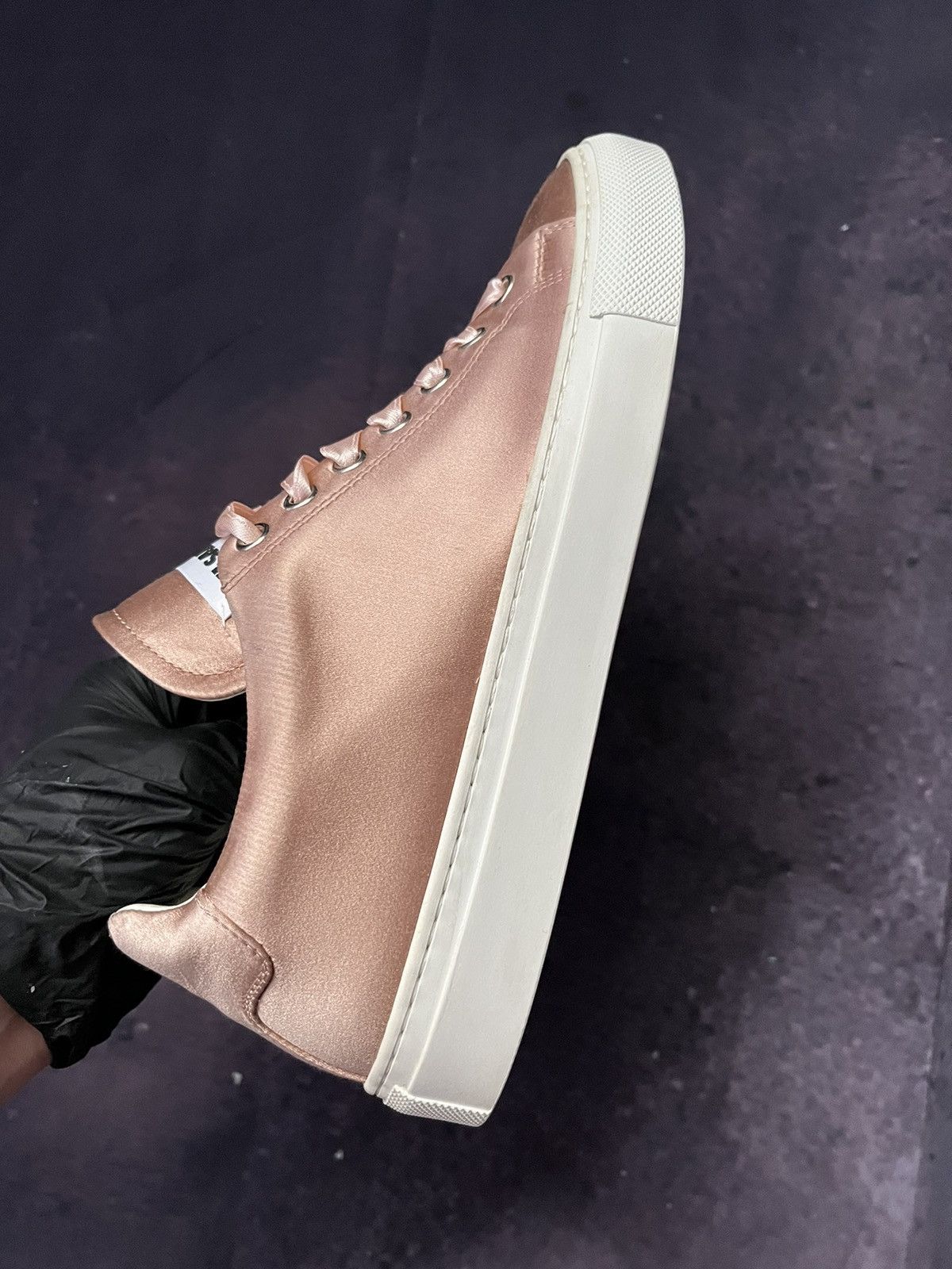 Jil Sander Jil Sander Satin Low Top Sneakers Size US 7 / IT 37 - 5 Thumbnail
