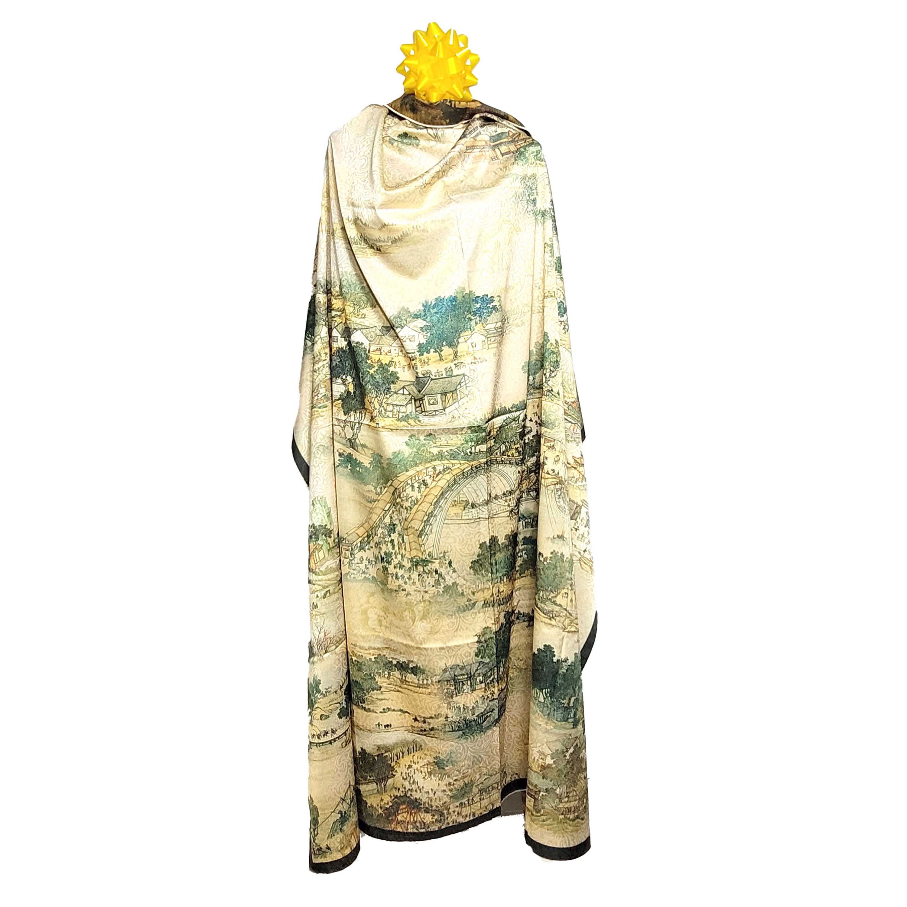 Other NWT Double Sided Silk Scarf 52"x52" Large Square Wrap 3211 Size ONE SIZE - 9 Thumbnail
