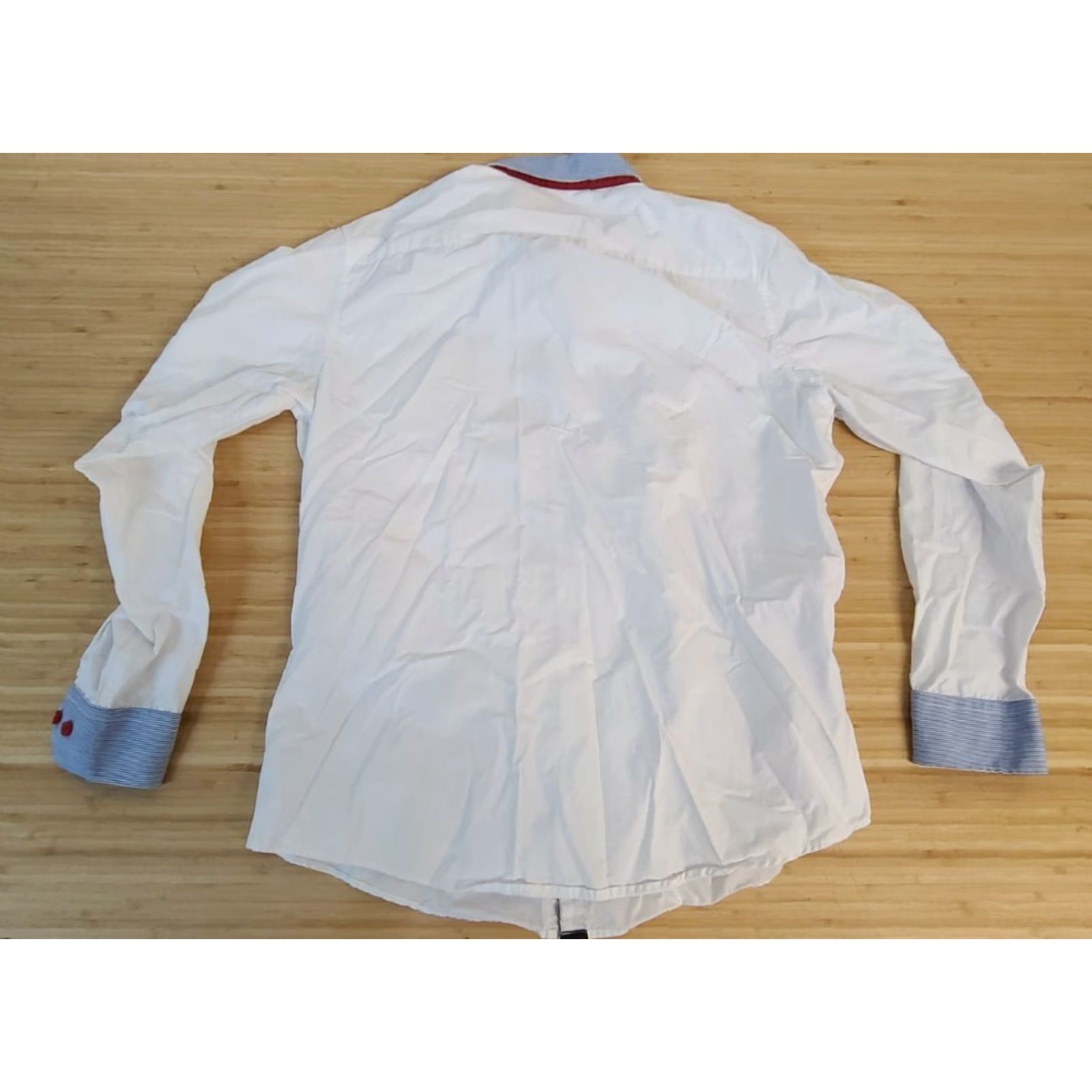 Vintage Coofandy Button-Up Shirt White Collared Long Sleeve Men S Small Casual Cotton Shirt Size US S / EU 44-46 / 1 - 5 Thumbnail