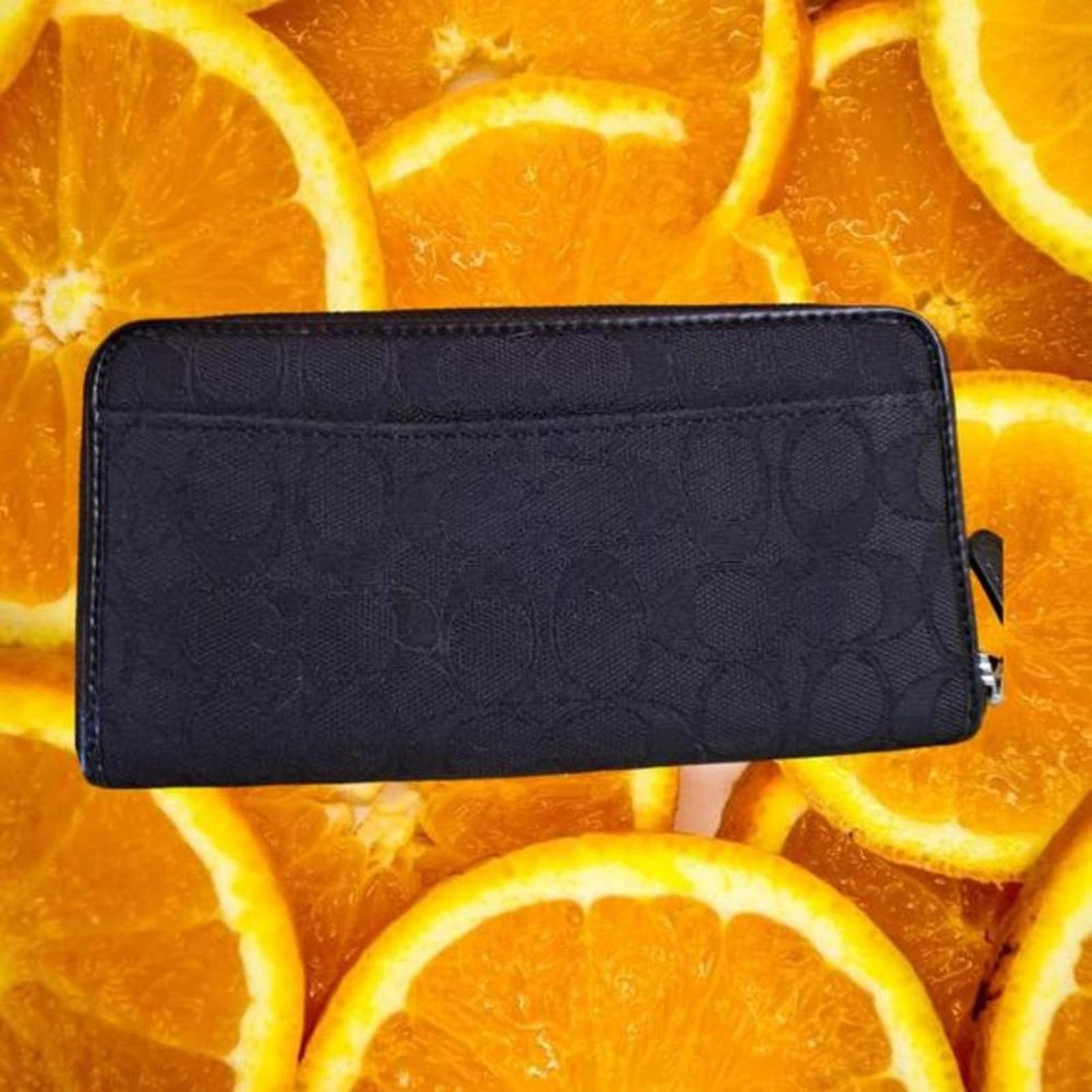 Coach Black Coach Signature Monogram Wallet‎ Size ONE SIZE - 3 Thumbnail