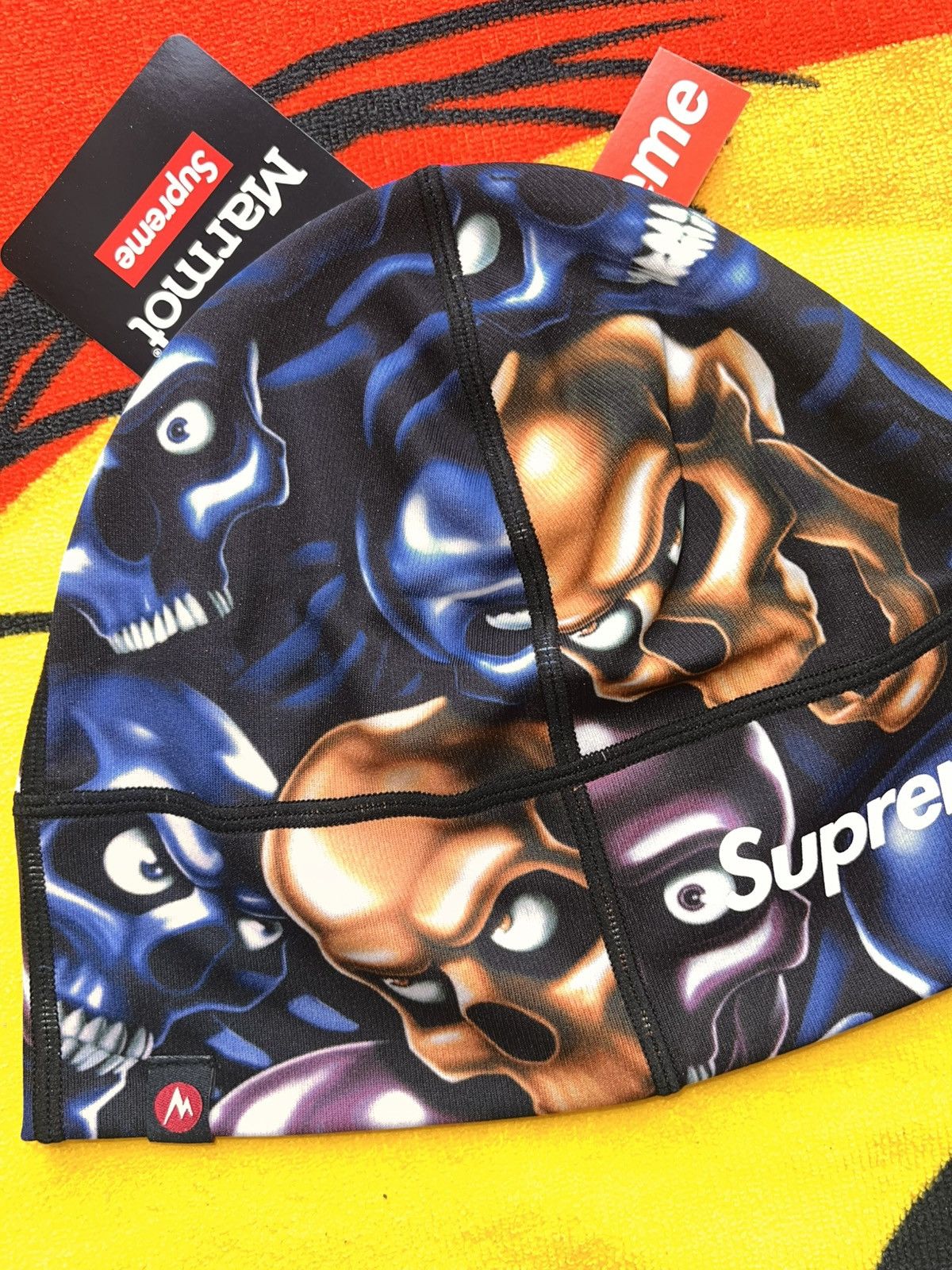 Supreme Supreme Marmot Skull Pile Base Layer Beanie (FW25) cap hat Size ONE SIZE - 6 Thumbnail