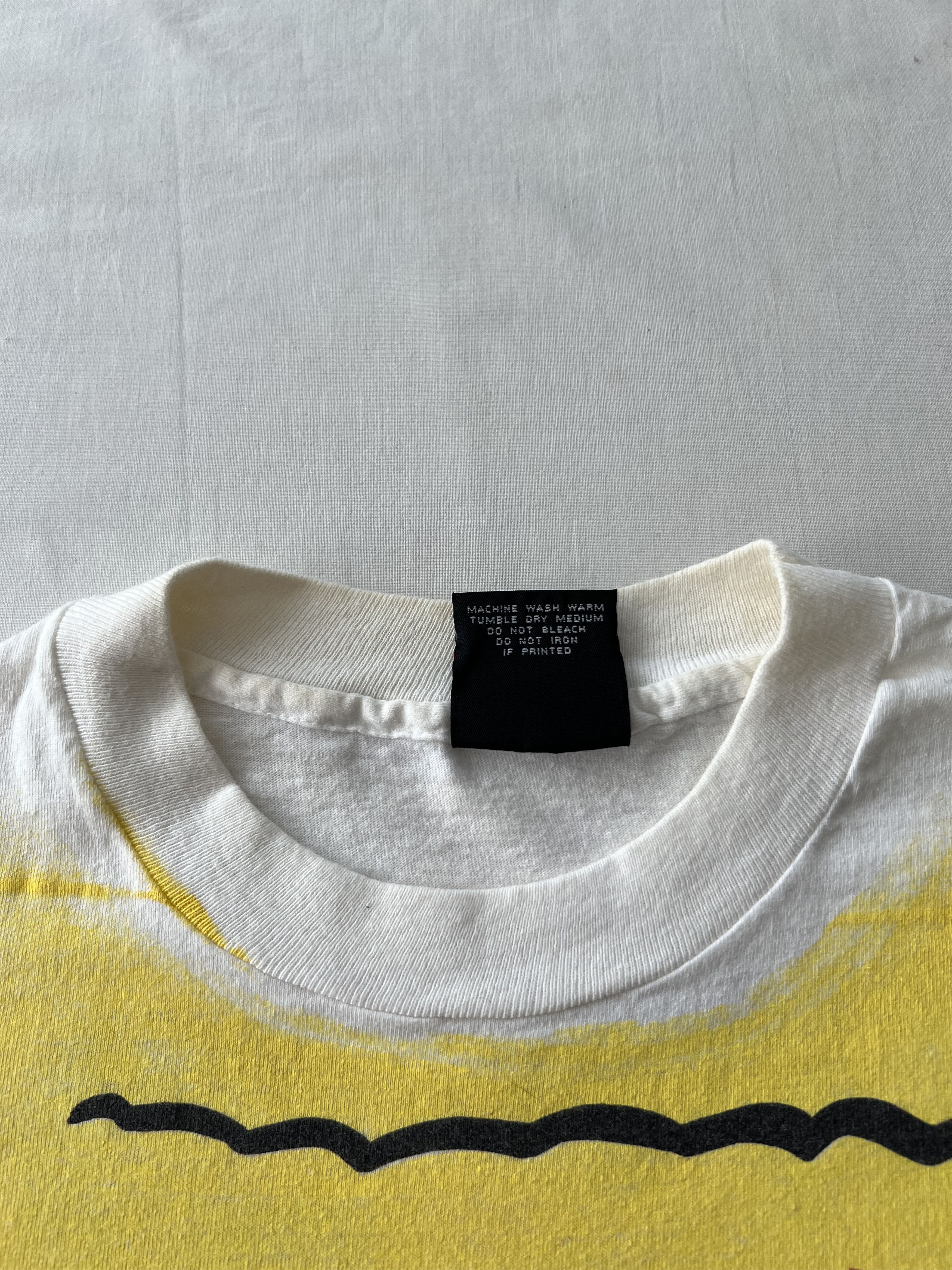 Band Tees Vintage 1992 Genesis Pop Rock Tour Phil Collins AOP T-shirt Size US L / EU 52-54 / 3 - 14 Thumbnail