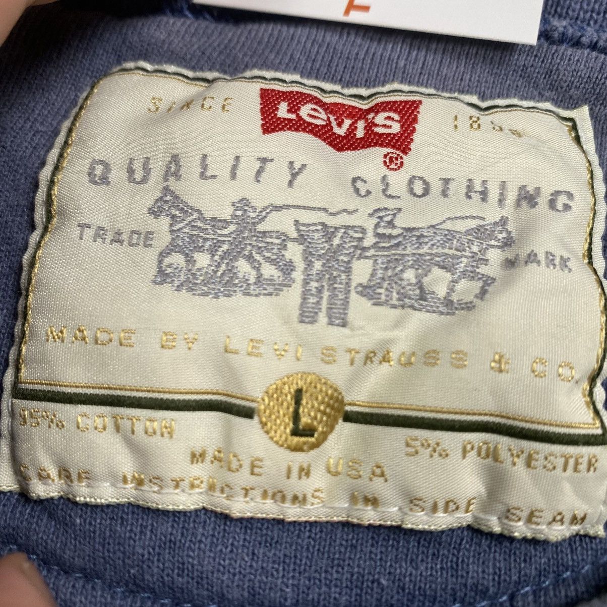 Levi's Vintage Clothing Vintage Levis Sunfaded Crewneck Size US L / EU 52-54 / 3 - 6 Thumbnail