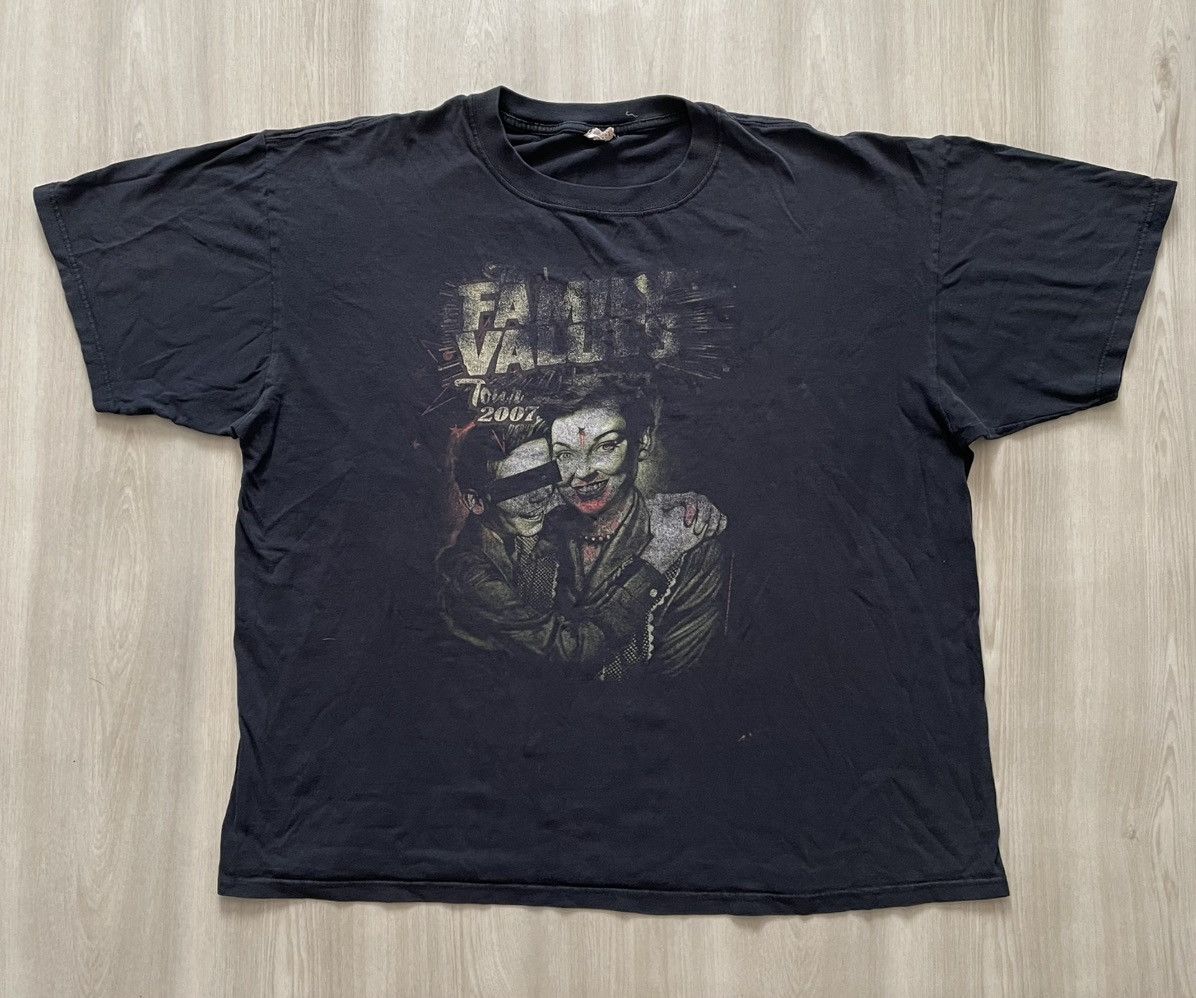 Vintage VTG 2007 Family Values Tour T KORN Evanescence Deftones 2xL Size US XXL / EU 58 / 5 - 1 Thumbnail
